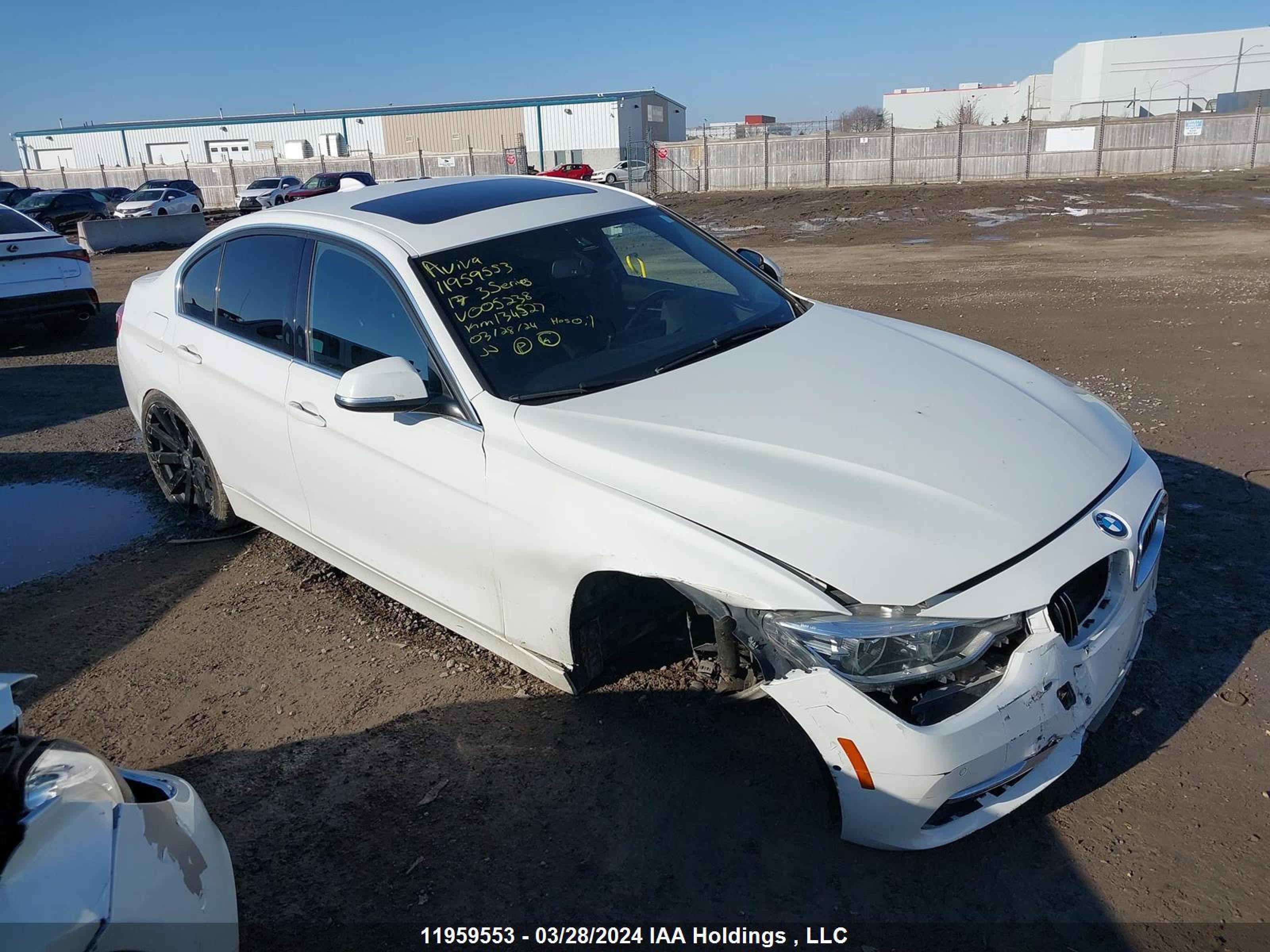 BMW 3ER 2017 wba8d9c36ha005238