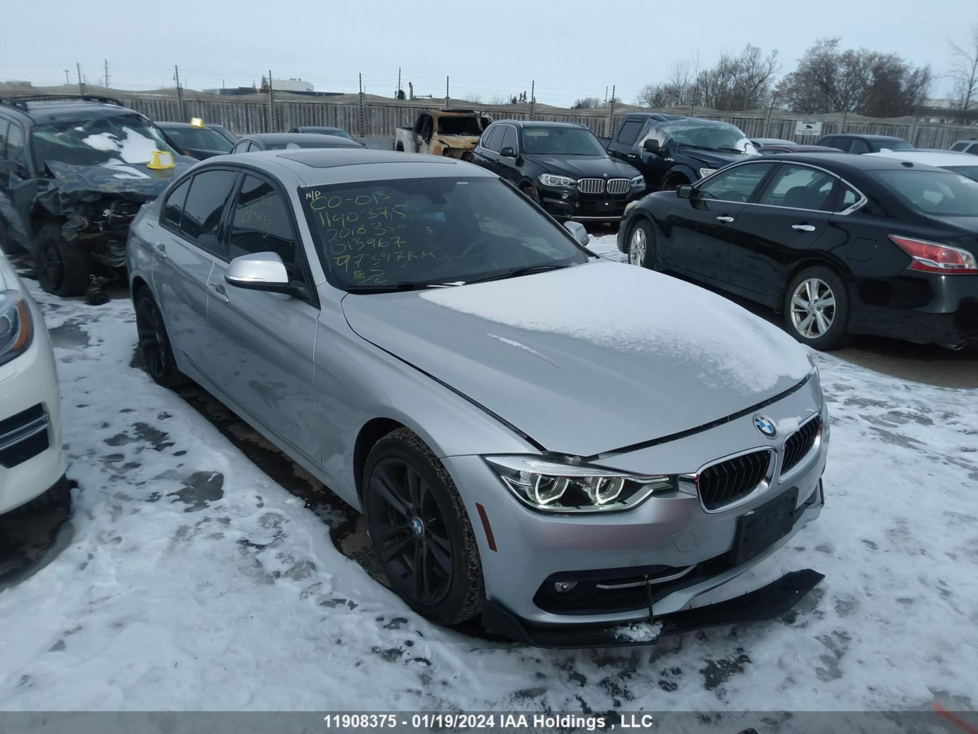 BMW 3ER 2018 wba8d9c55ja013967