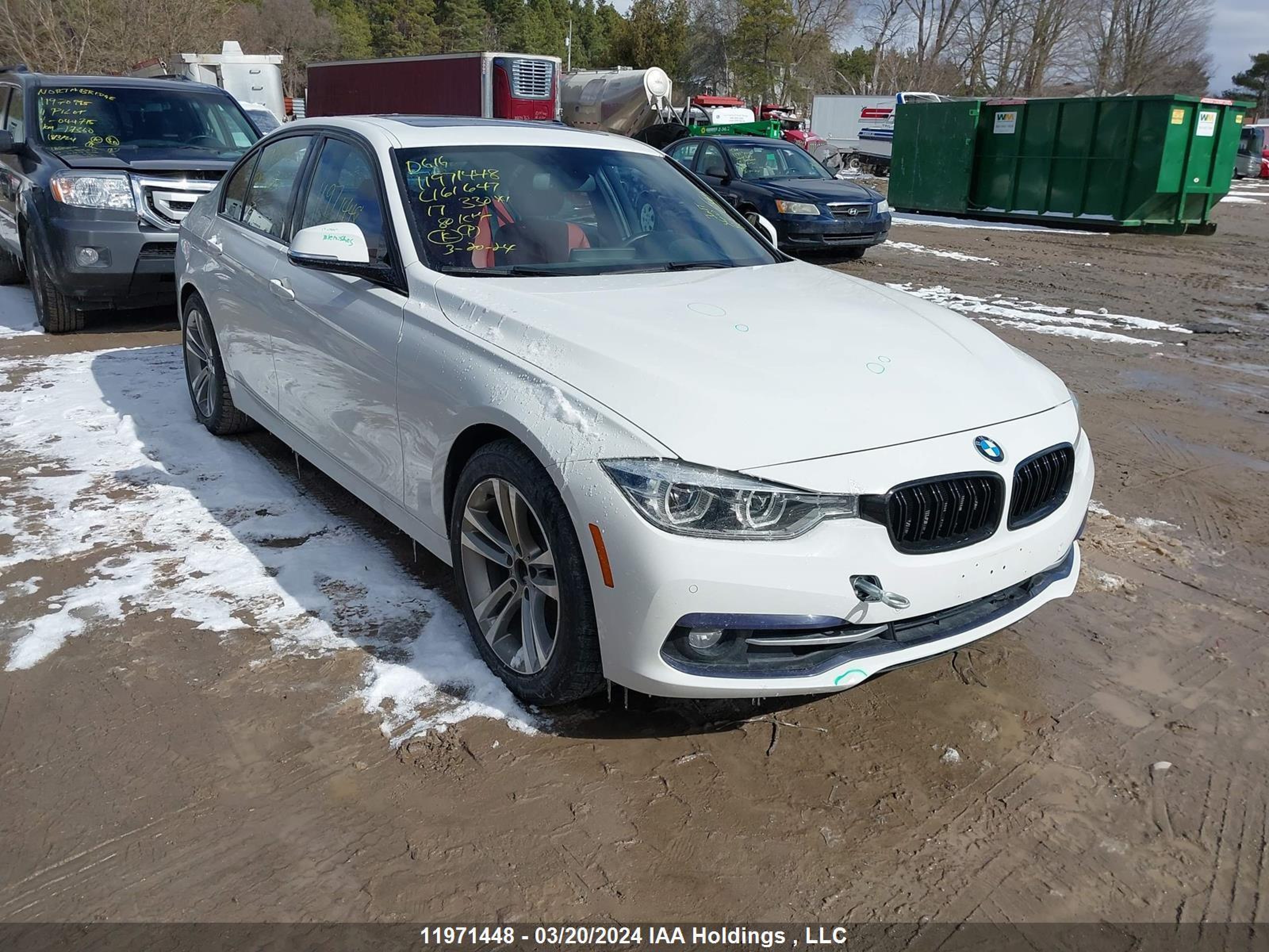 BMW 3ER 2017 wba8d9g38hnu61647