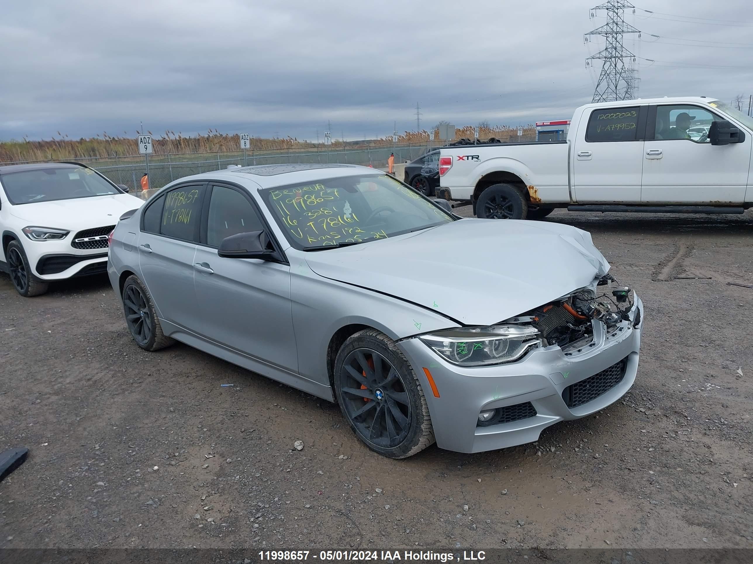 BMW 3ER 2016 wba8e3g52gnt78161