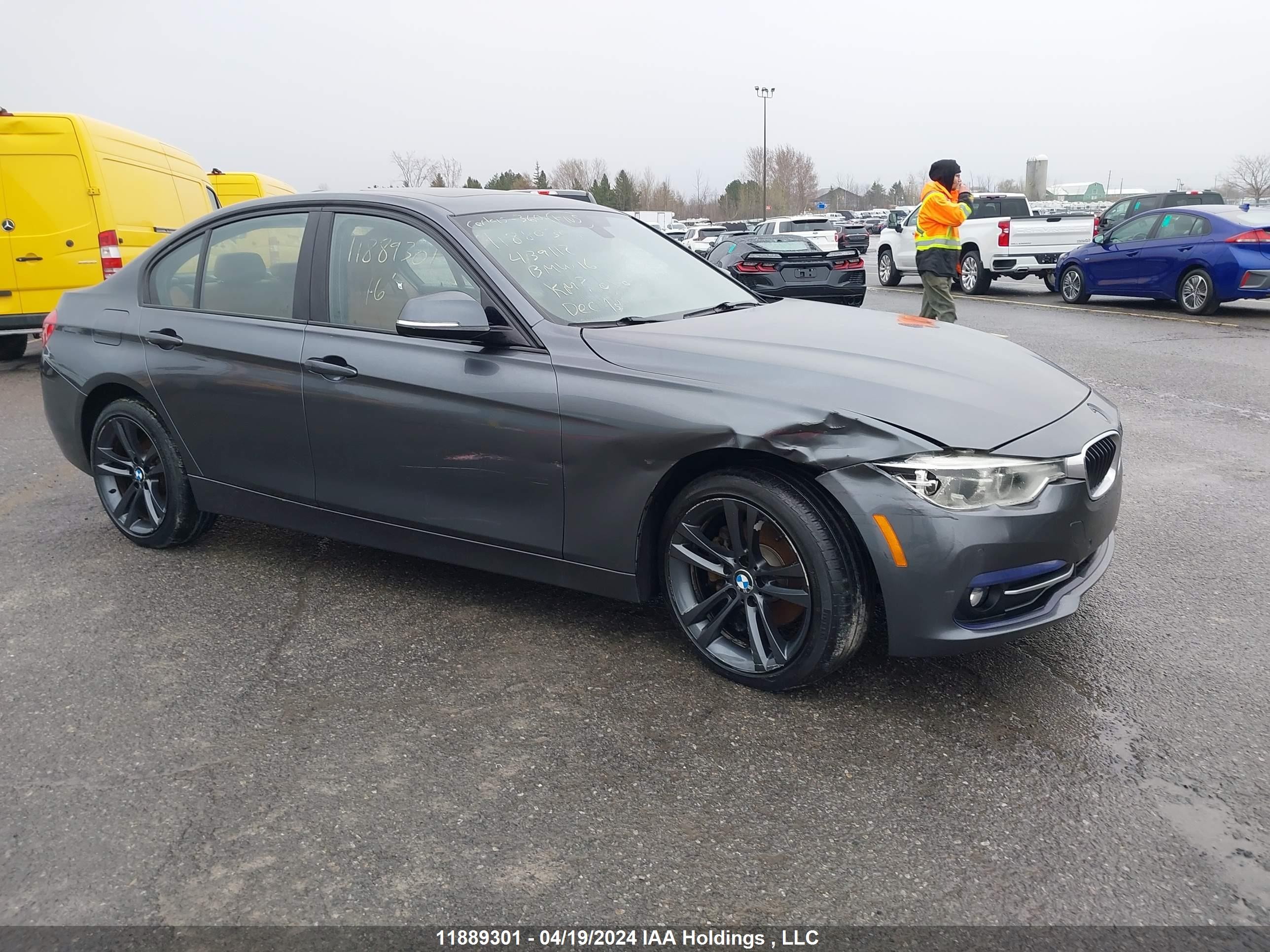 BMW 3ER 2016 wba8f1c59gk439112