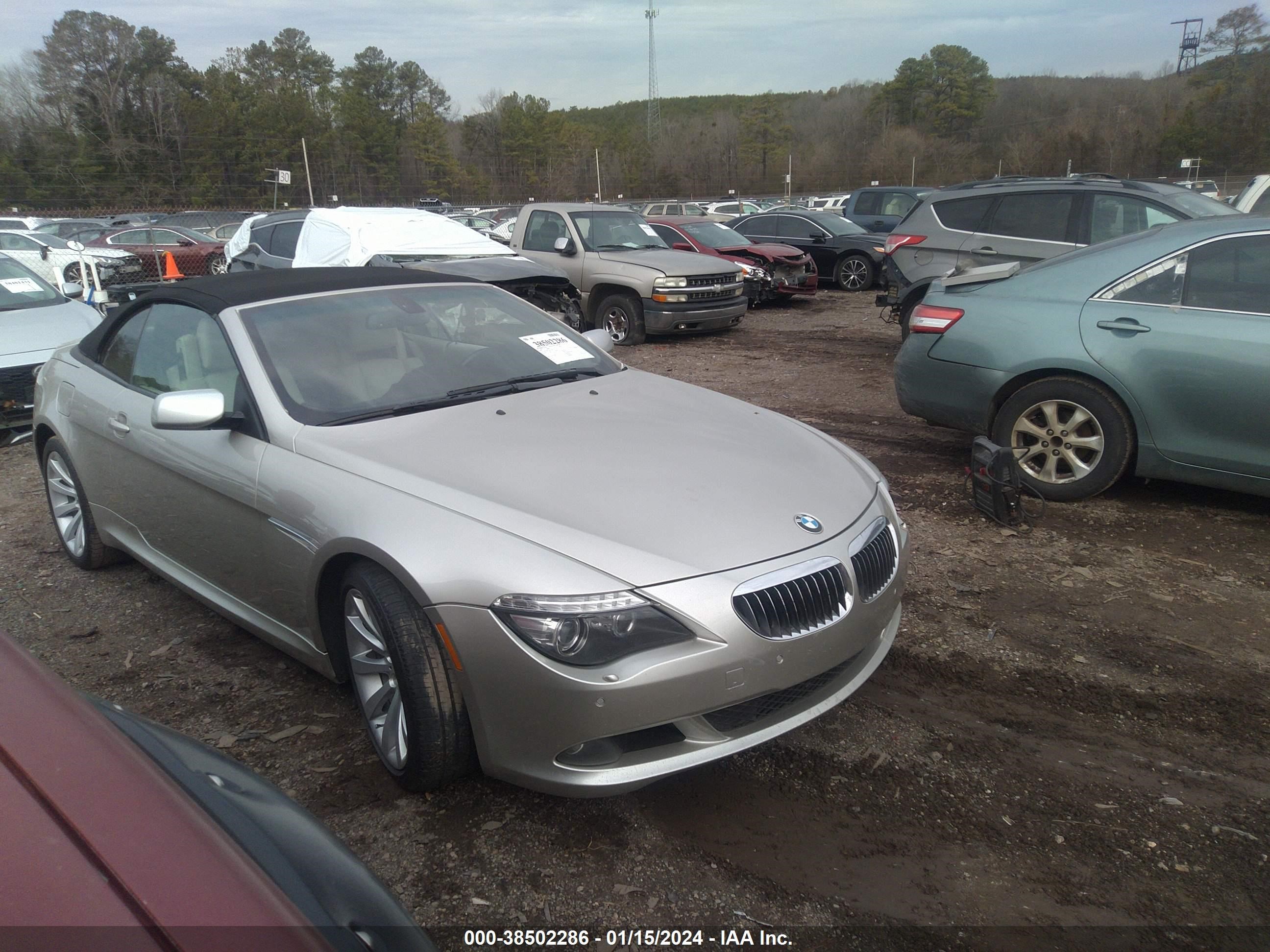 BMW 6ER 2009 wbaeb53529cx64932