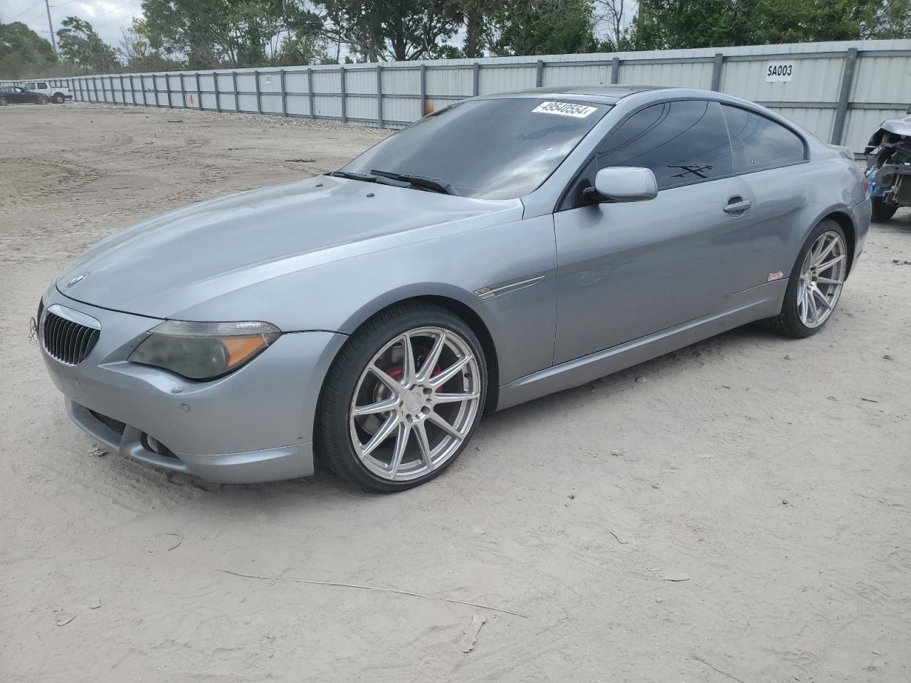 BMW 6ER 2005 wbaeh73425b191614