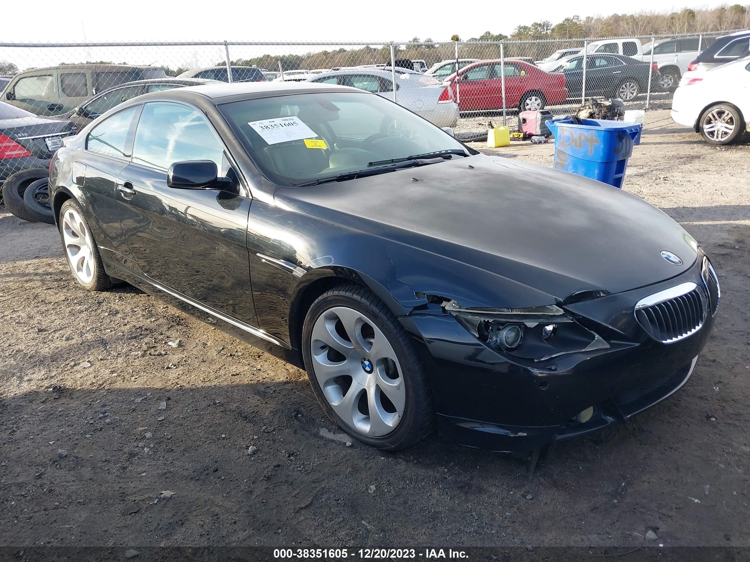 BMW 6ER 2005 wbaeh734x5b192462