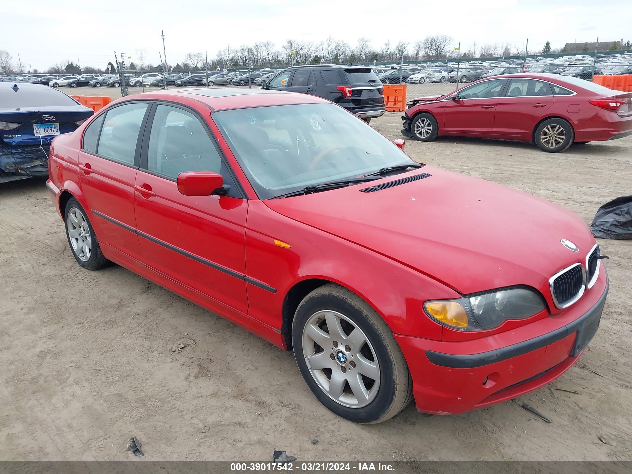 BMW 3ER 2002 wbaet37402nj21184