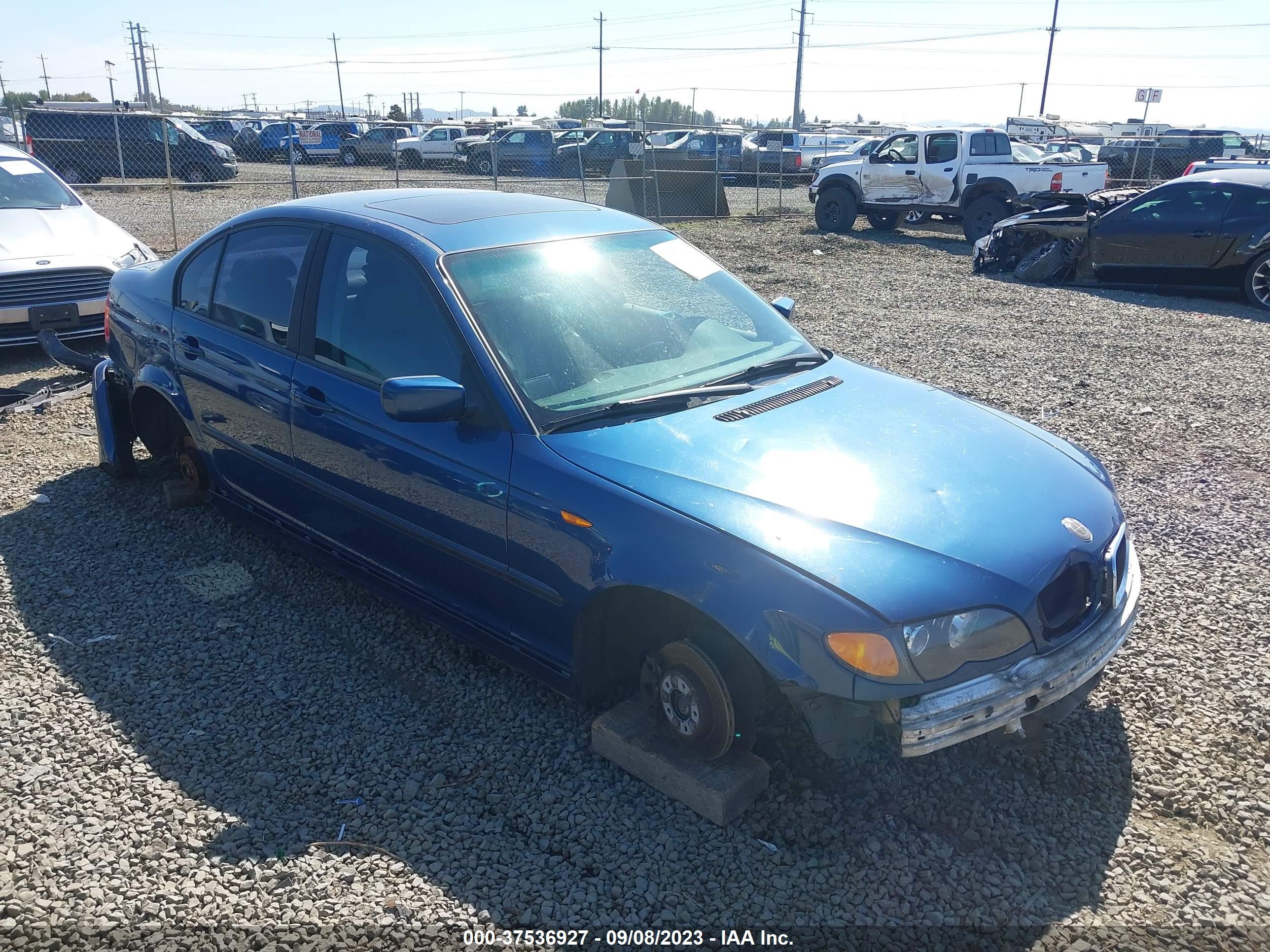 BMW 3ER 2002 wbaet37422nj21252