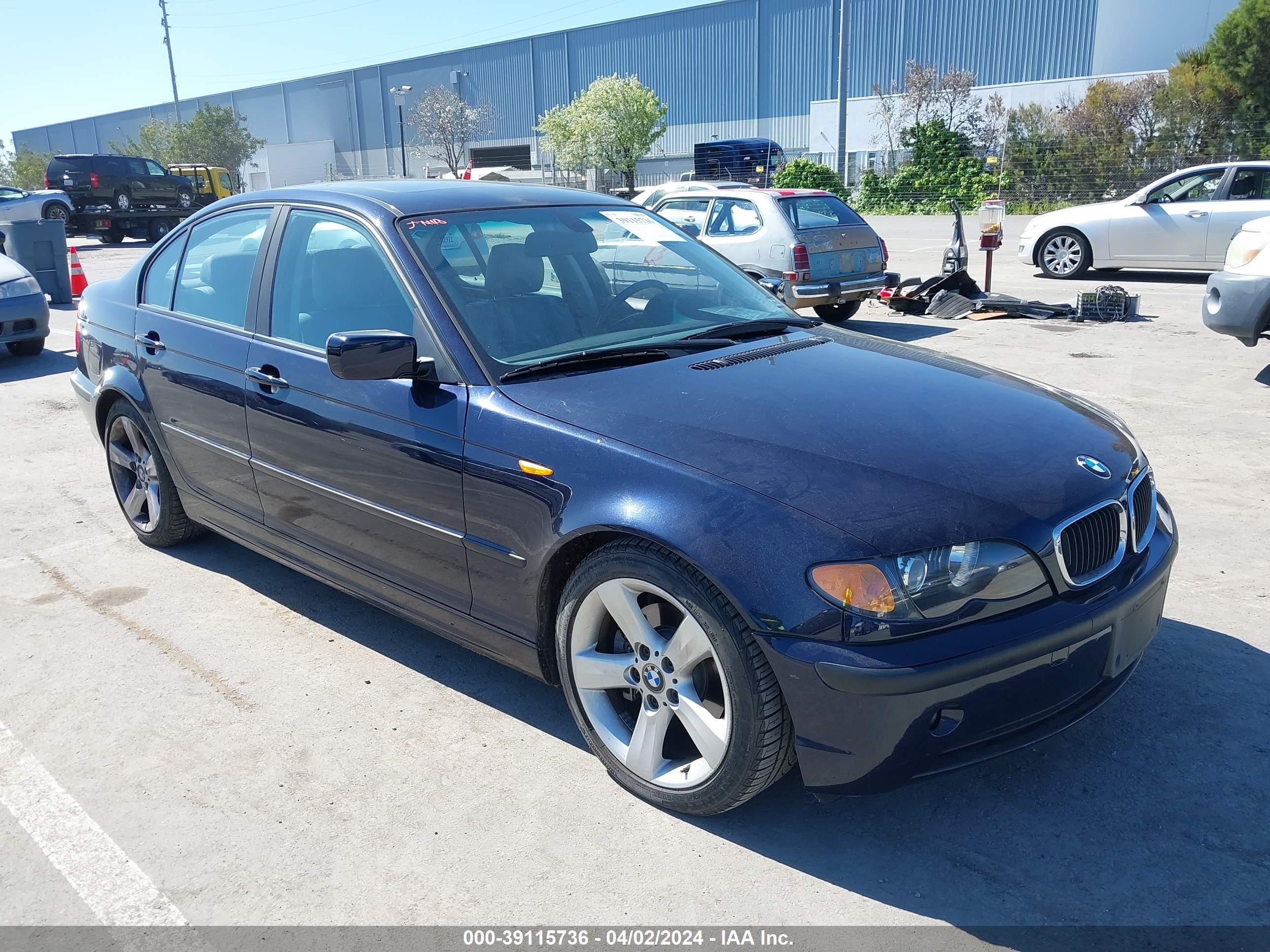 BMW 3ER 2004 wbaet37444nj84338