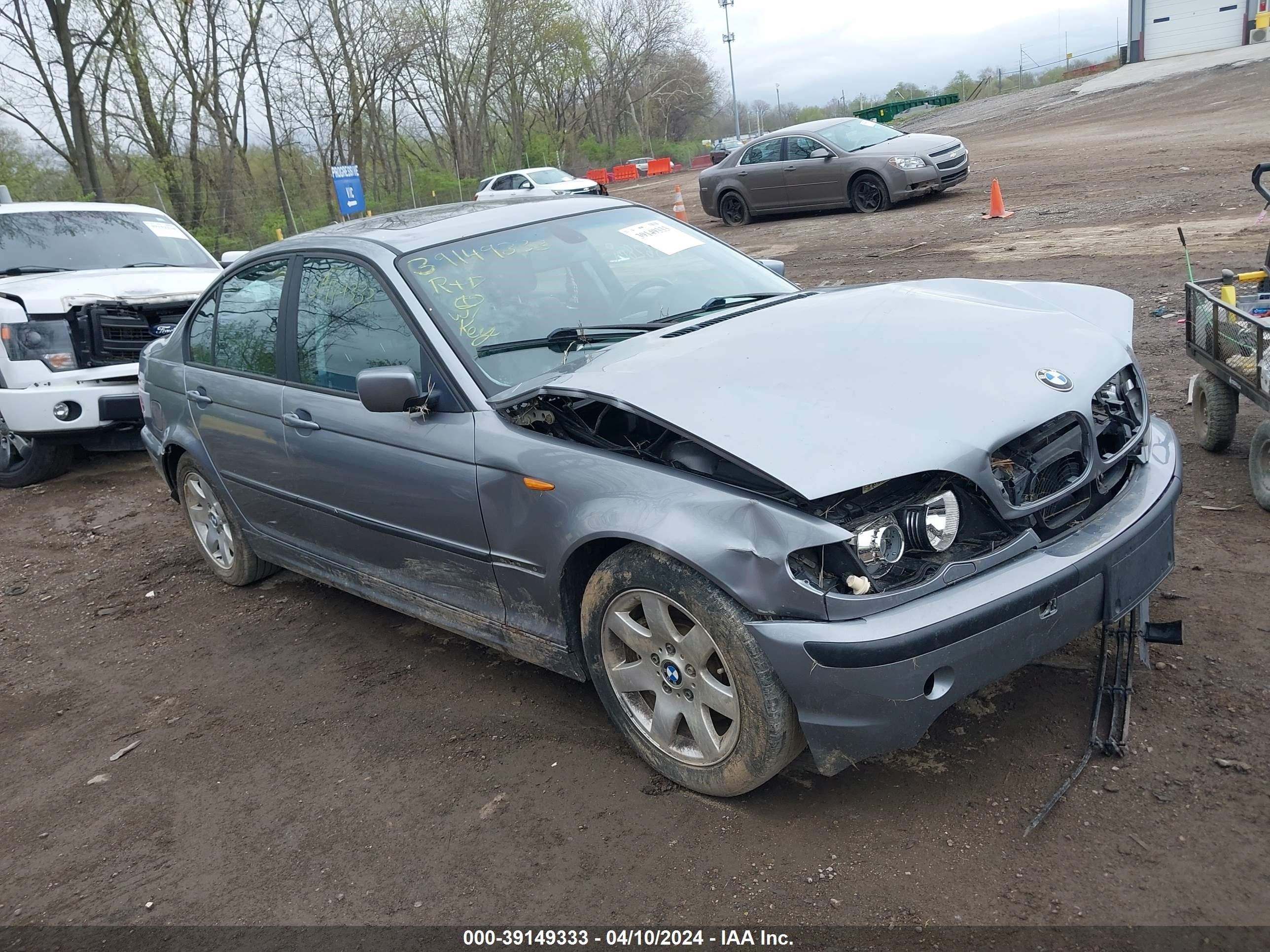 BMW 3ER 2004 wbaet37454nj95929