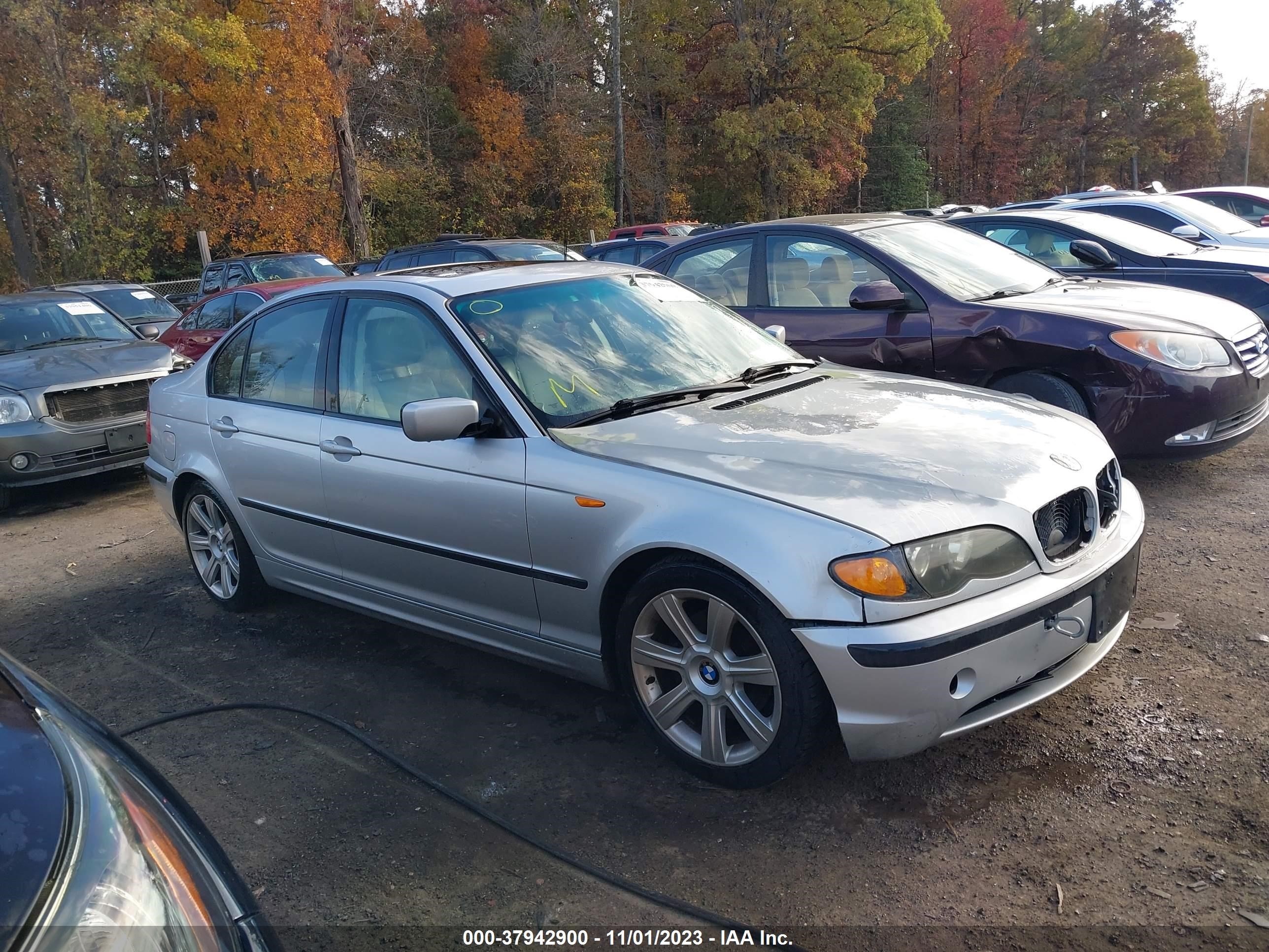 BMW 3ER 2002 wbaet37492nj21894