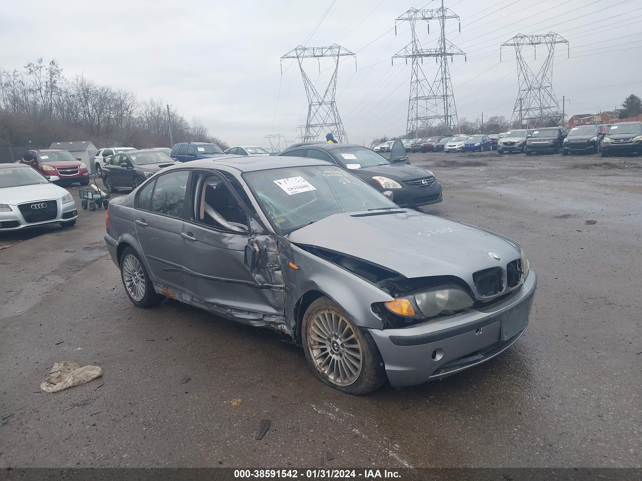 BMW 3ER 2003 wbaeu33473pm57715