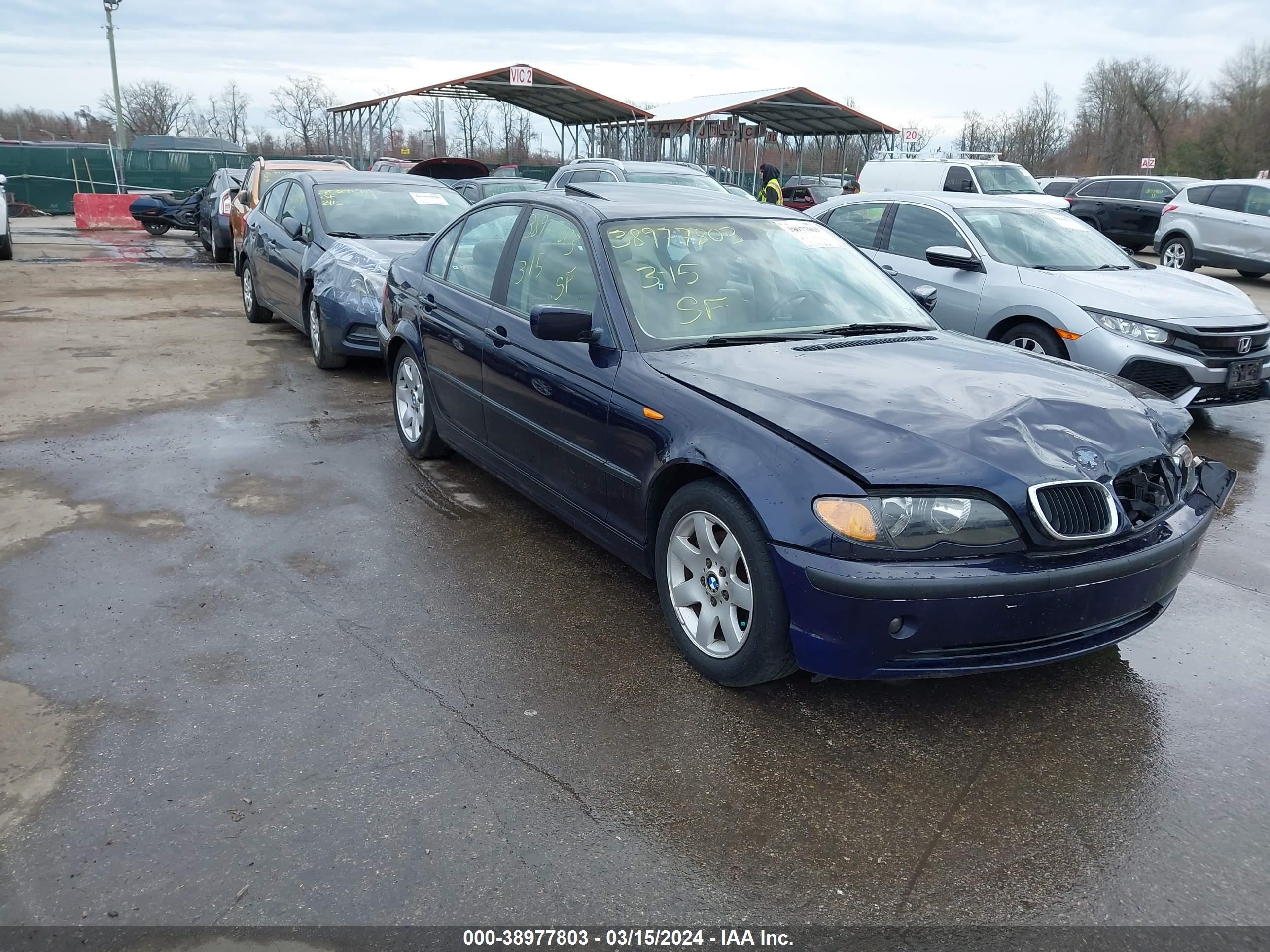 BMW 3ER 2003 wbaev33473kl82475