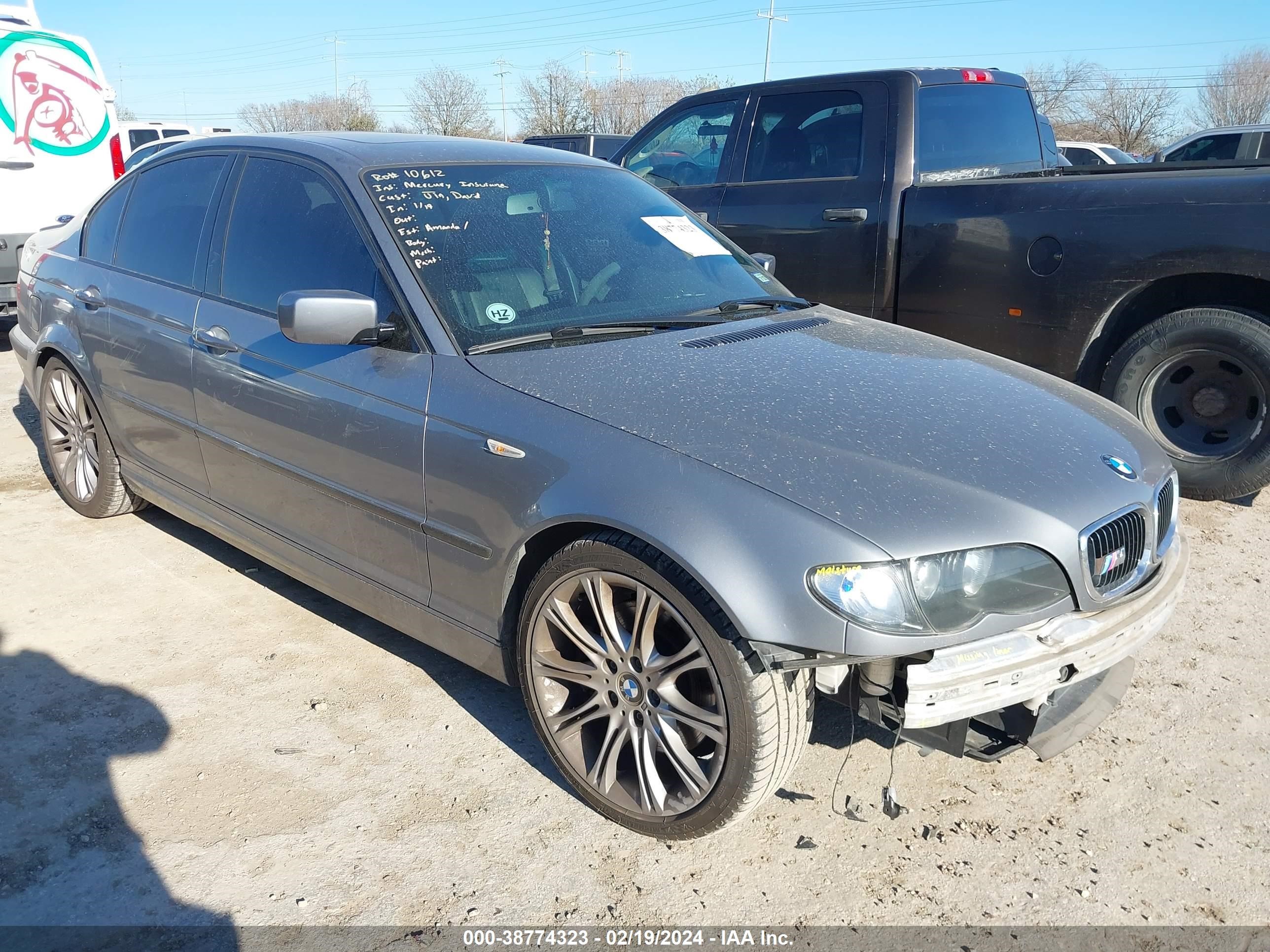 BMW 3ER 2003 wbaev53433km04404