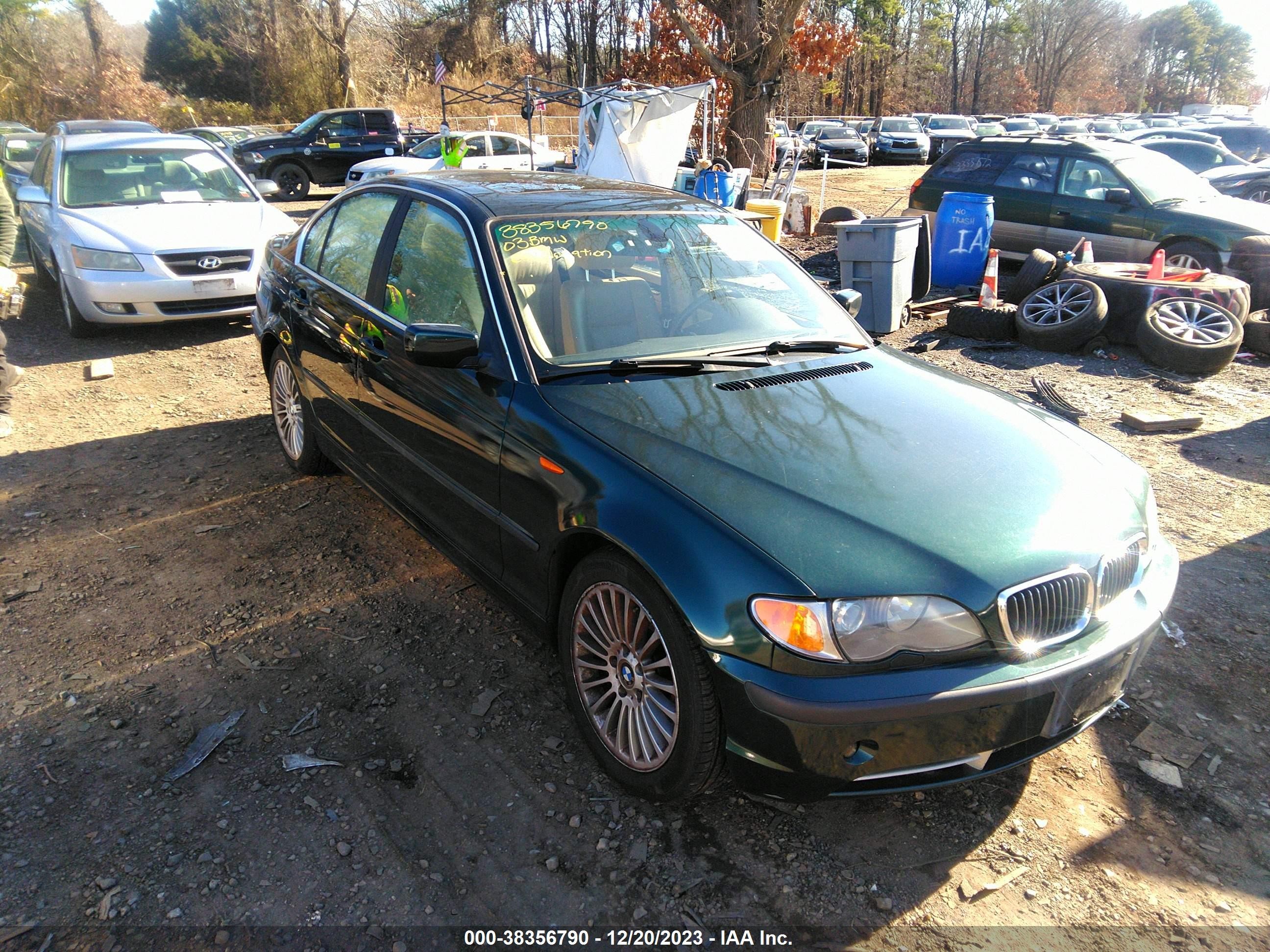 BMW 3ER 2003 wbaew53453pn31431