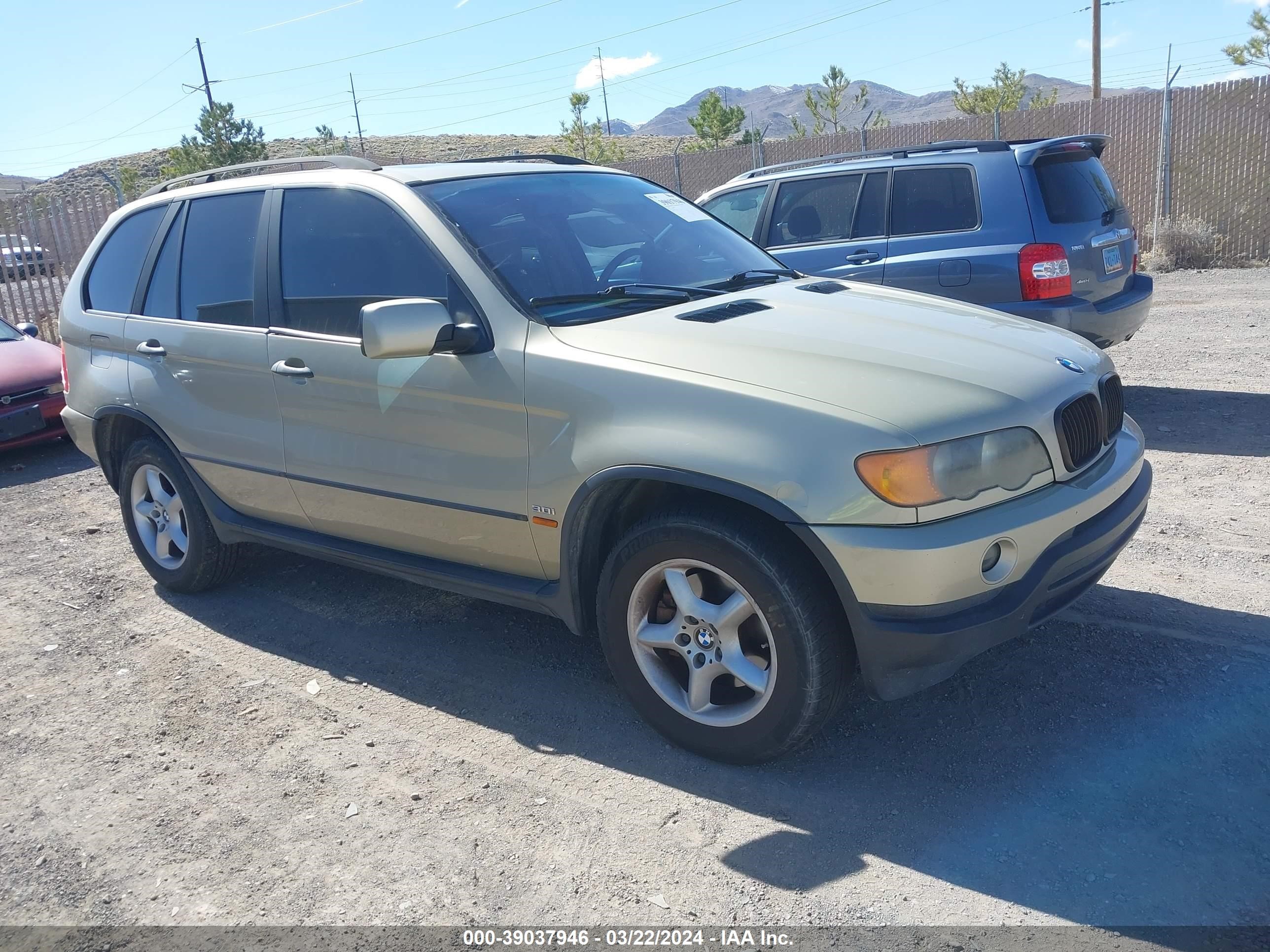 BMW X5 2001 wbafa53501lm87032