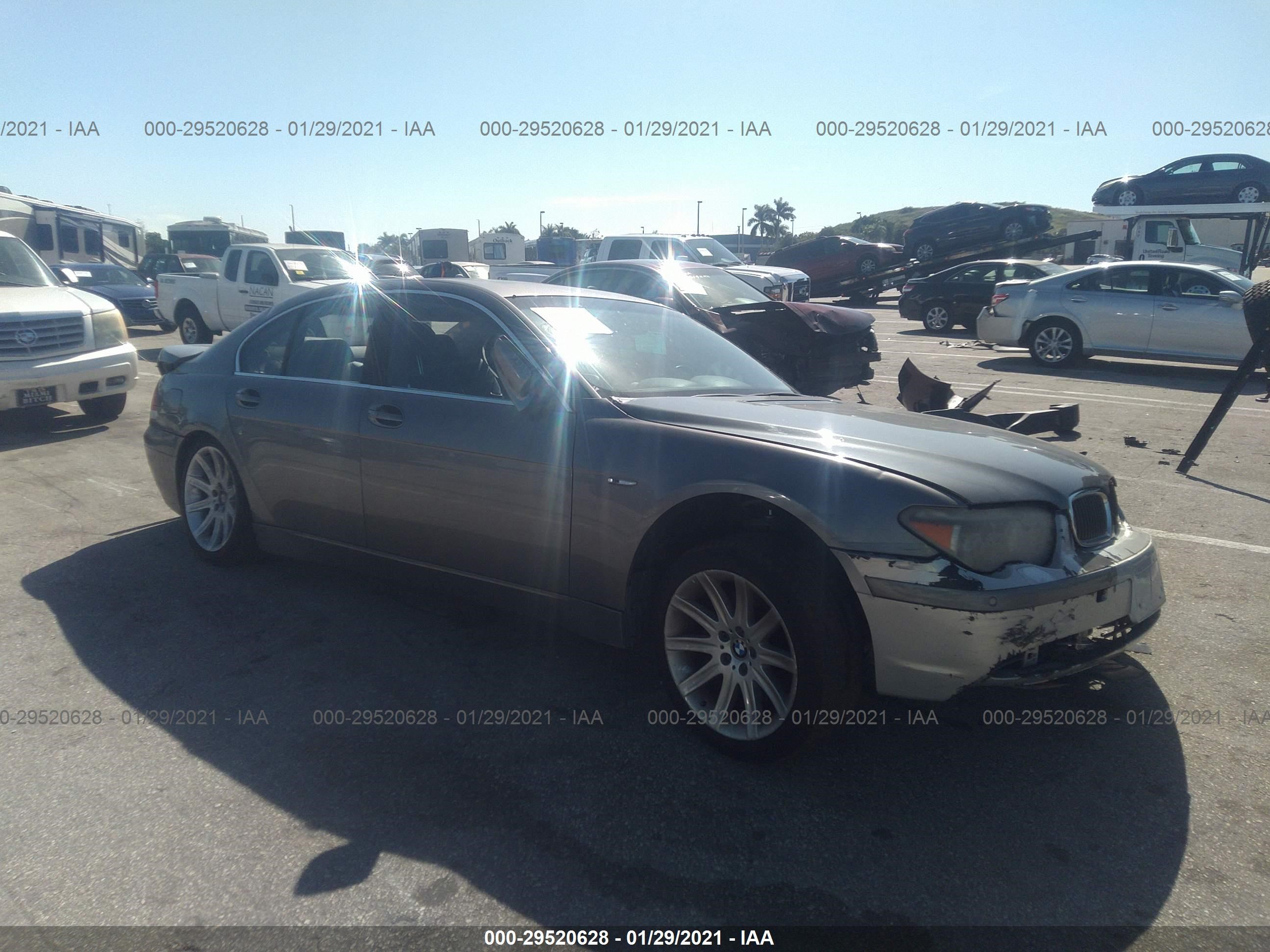 BMW 7ER 2003 wbagl63493dp61899