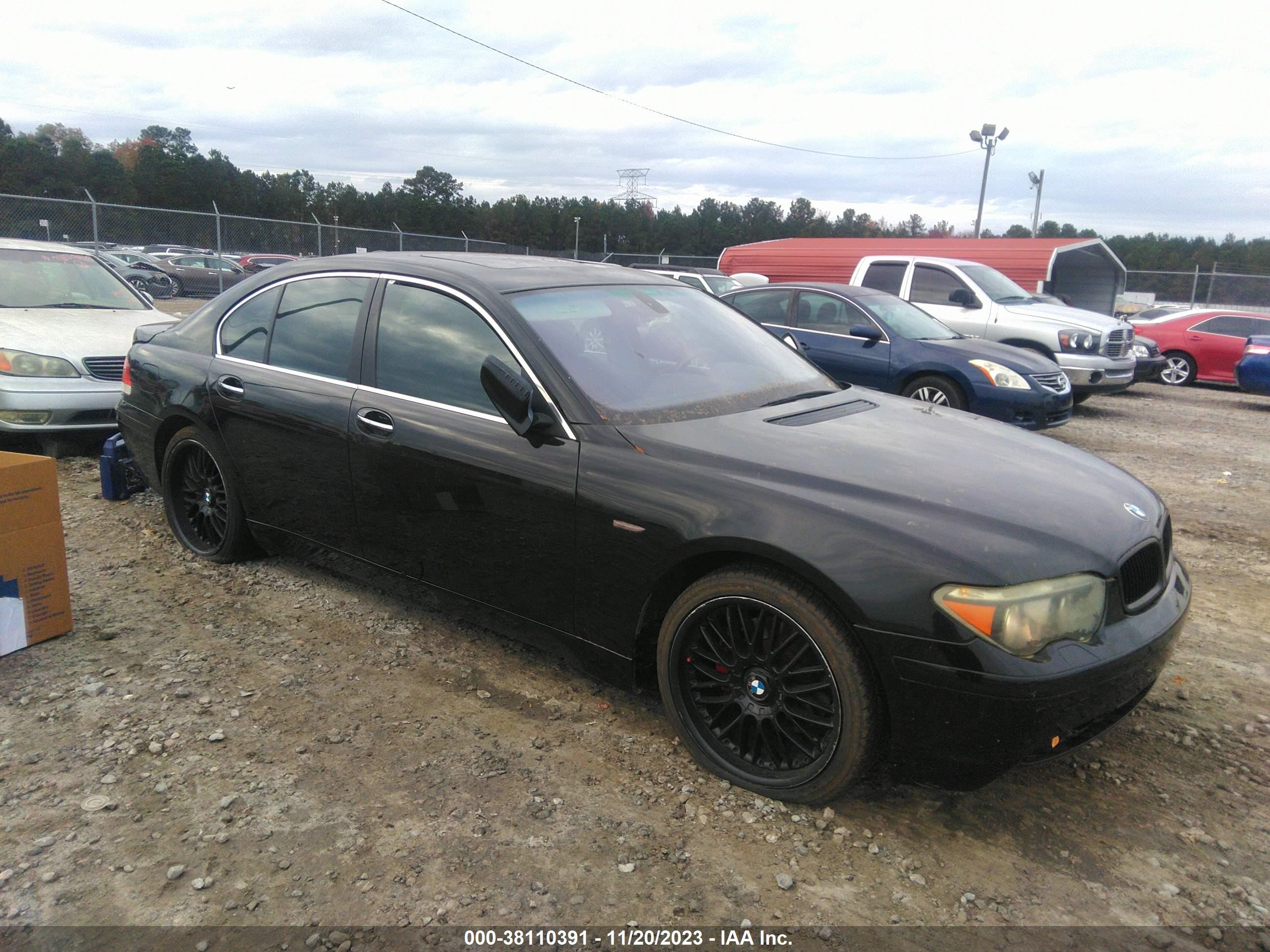 BMW 7ER 2005 wbagl63525dp74702