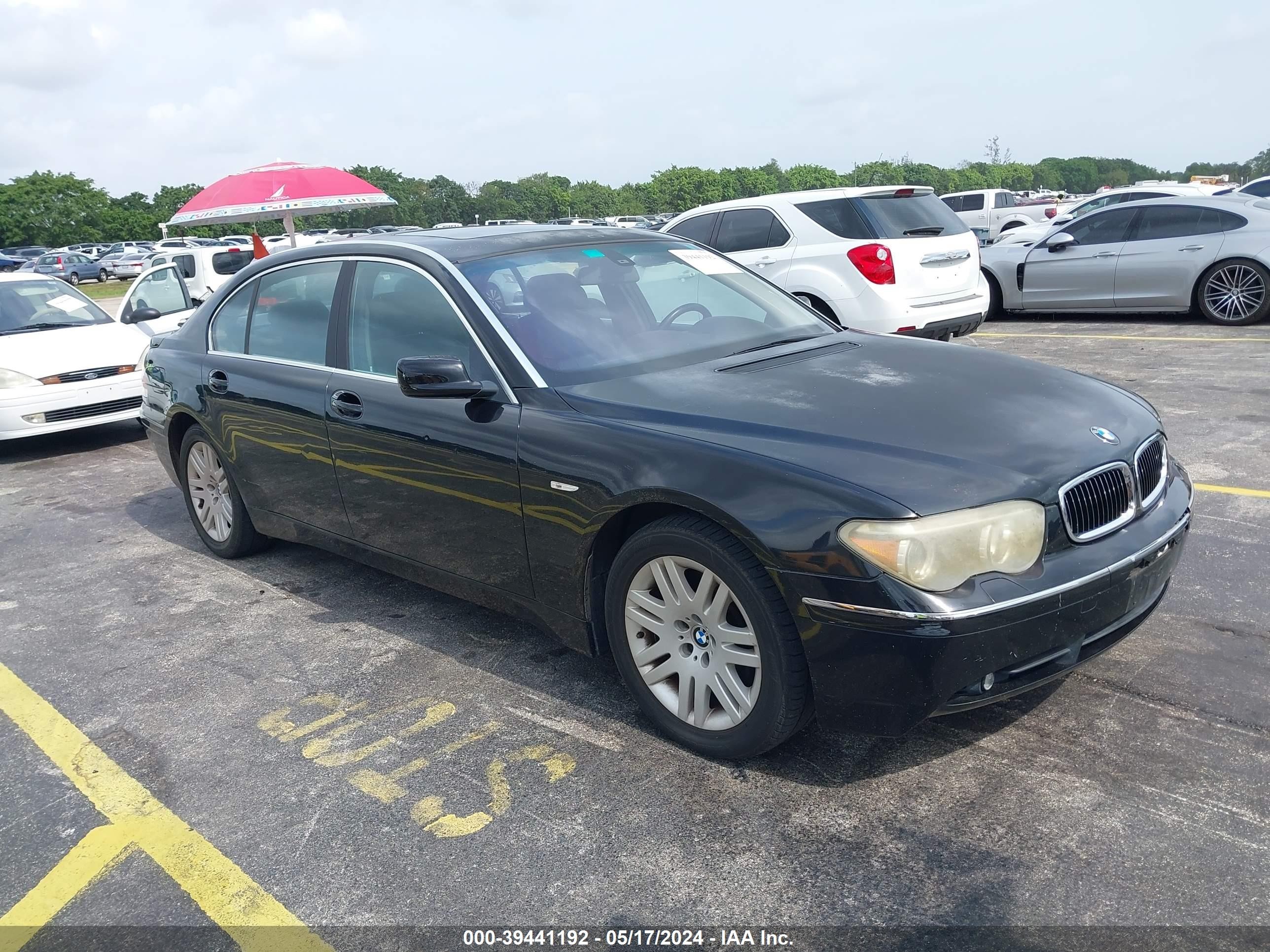 BMW 7ER 2003 wbagn63403dr14681