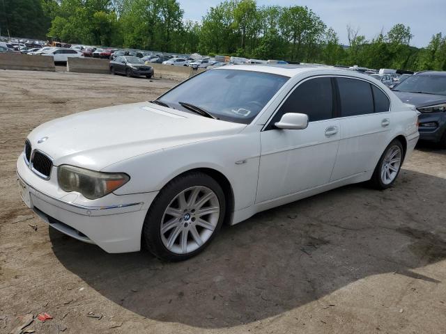 BMW 7 SERIES 2003 wbagn63433dr16697