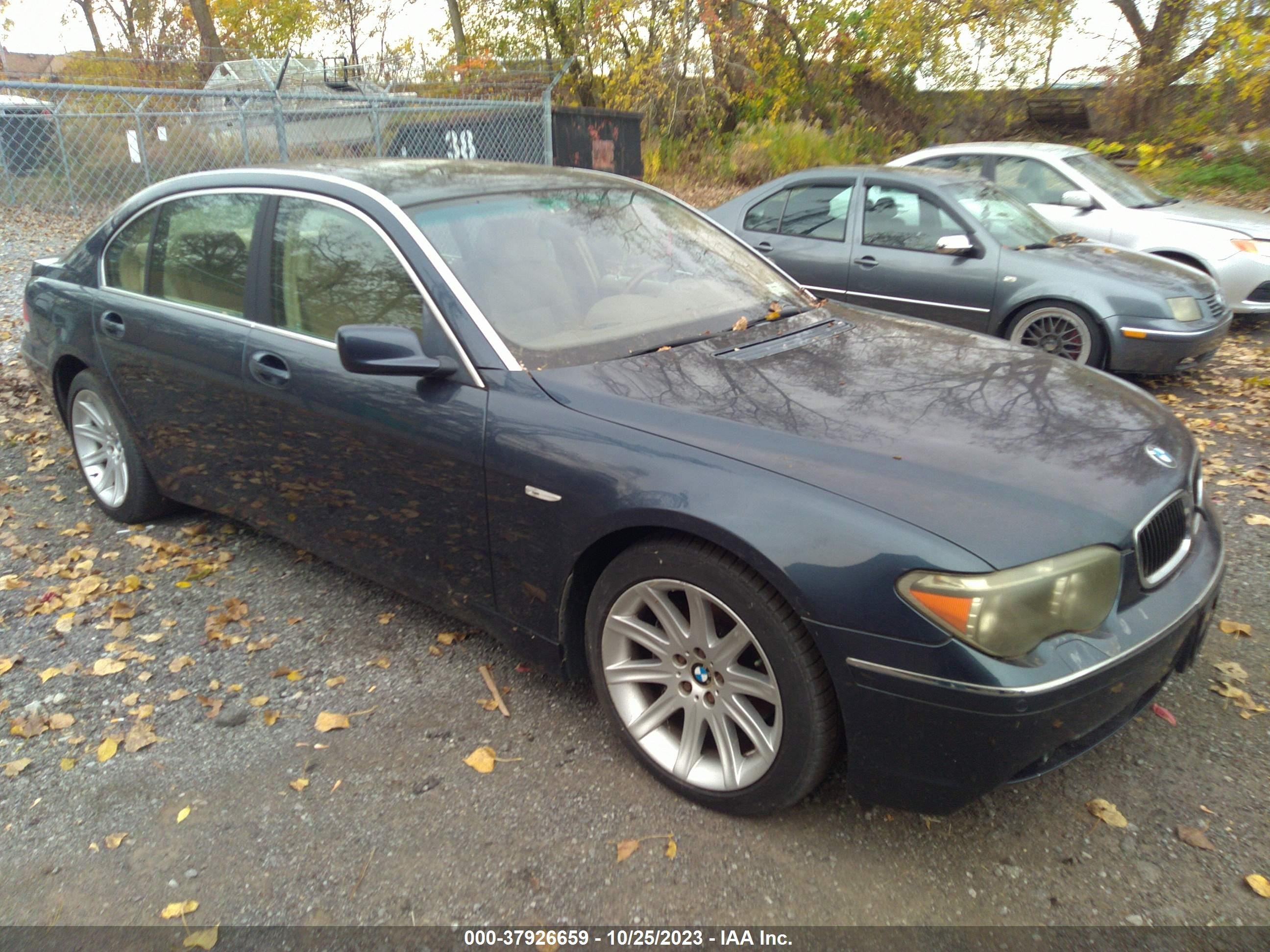 BMW 7ER 2003 wbagn63463dr17259