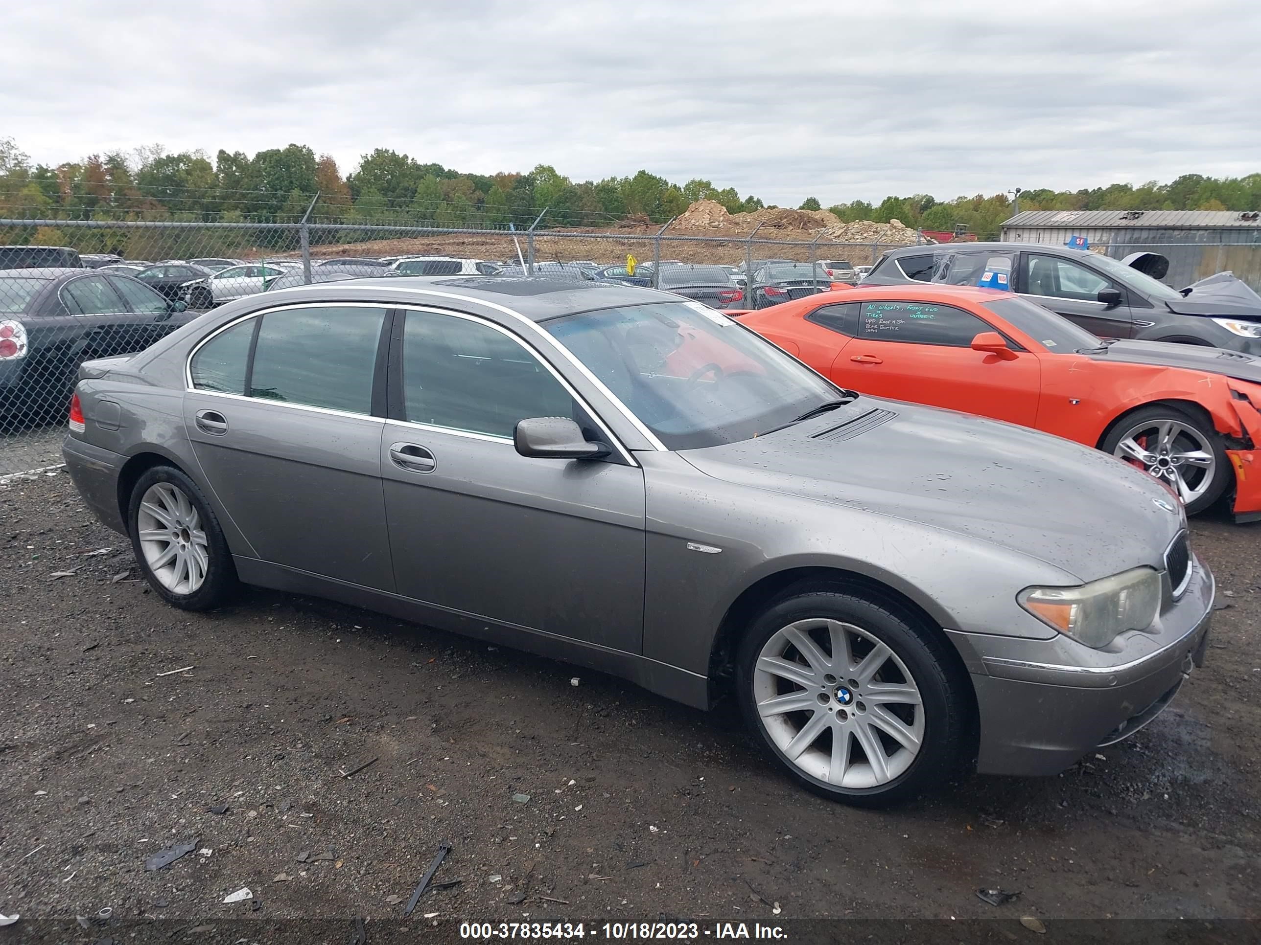 BMW 7ER 2003 wbagn63463ds43145