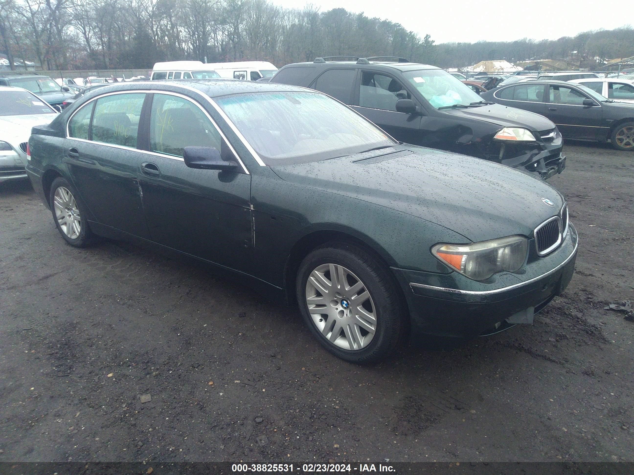 BMW 7ER 2003 wbagn63493dr13948