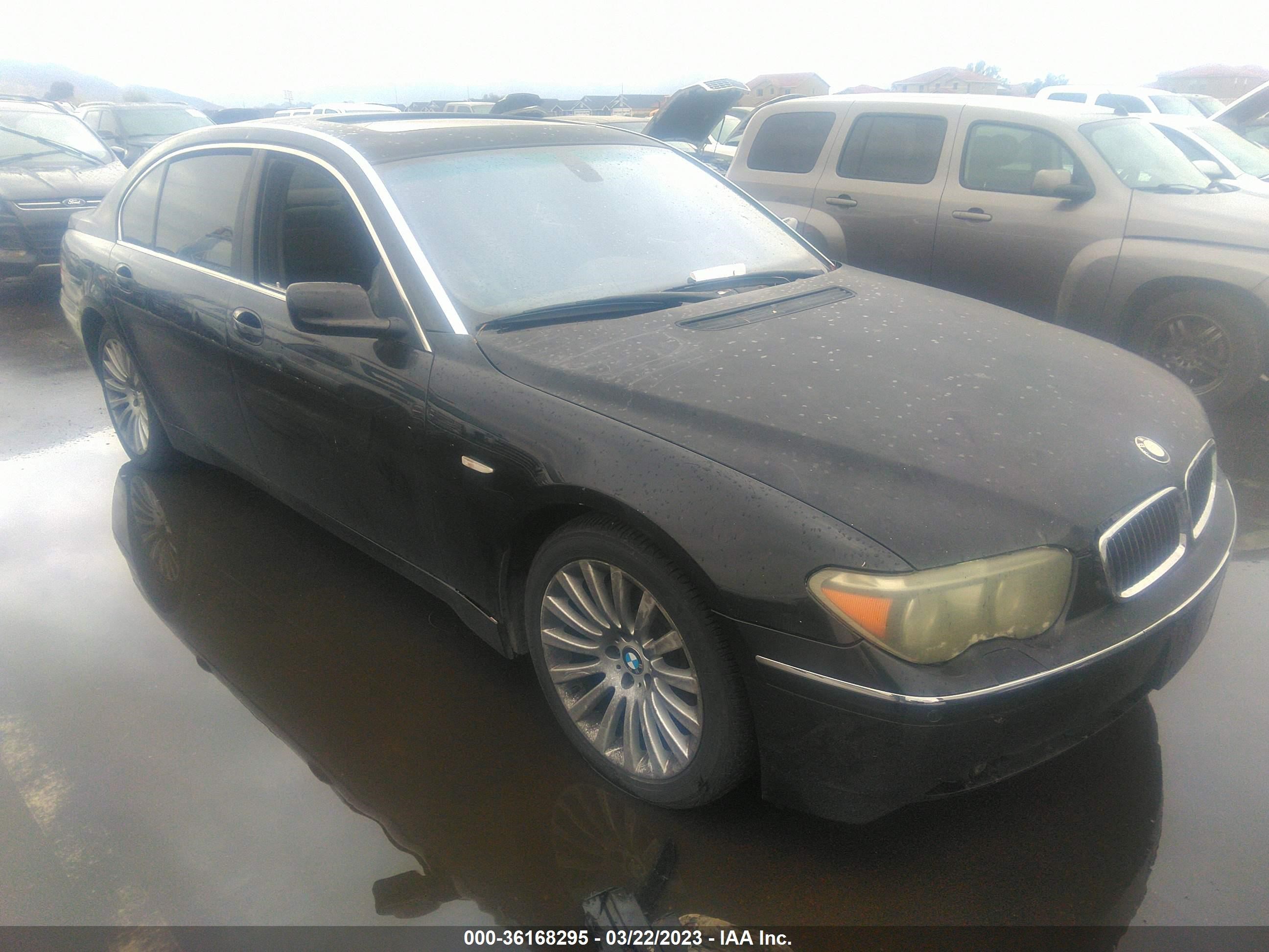 BMW 7ER 2004 wbagn63494ds49992