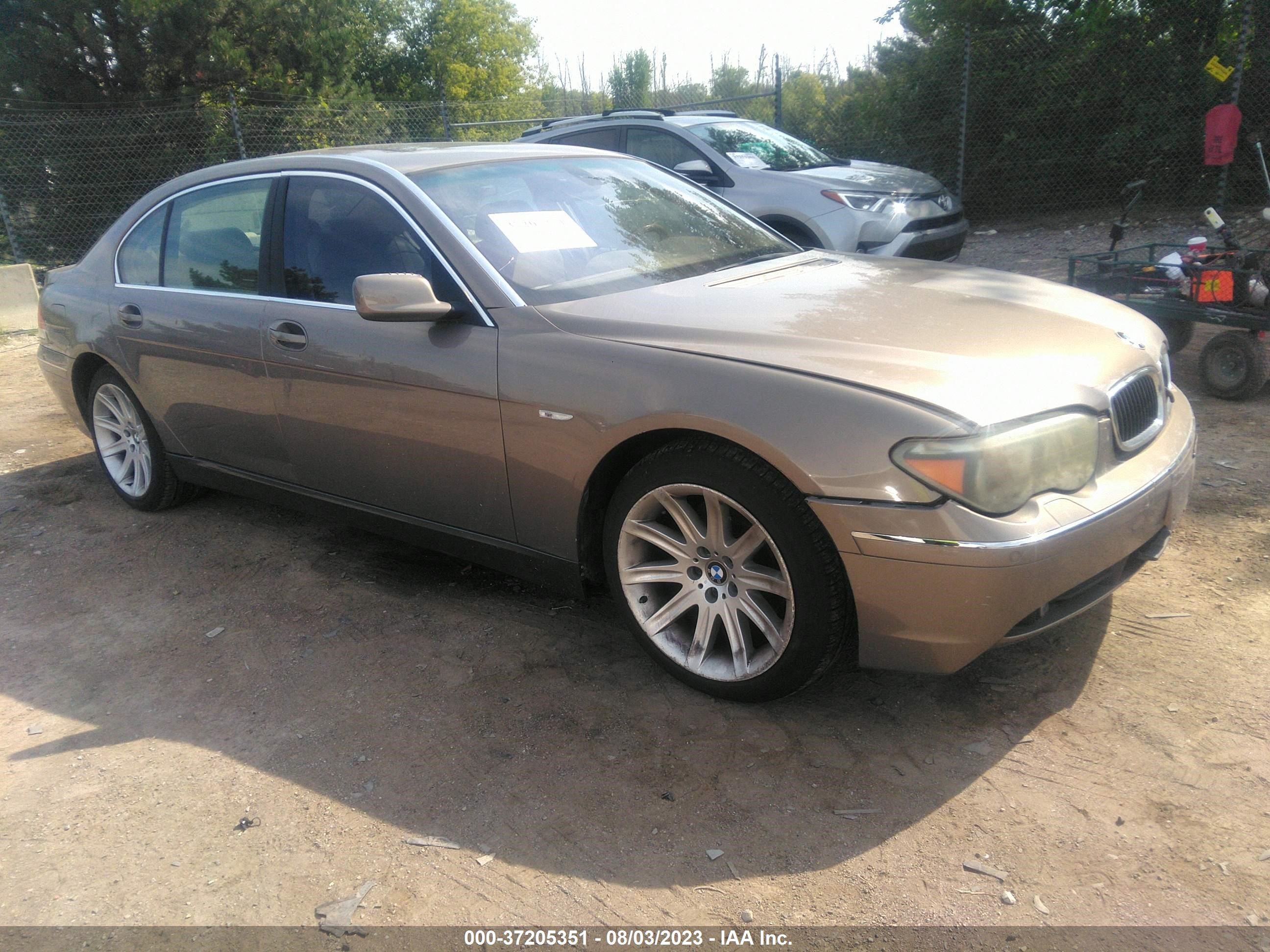 BMW 7ER 2004 wbagn63514ds54659