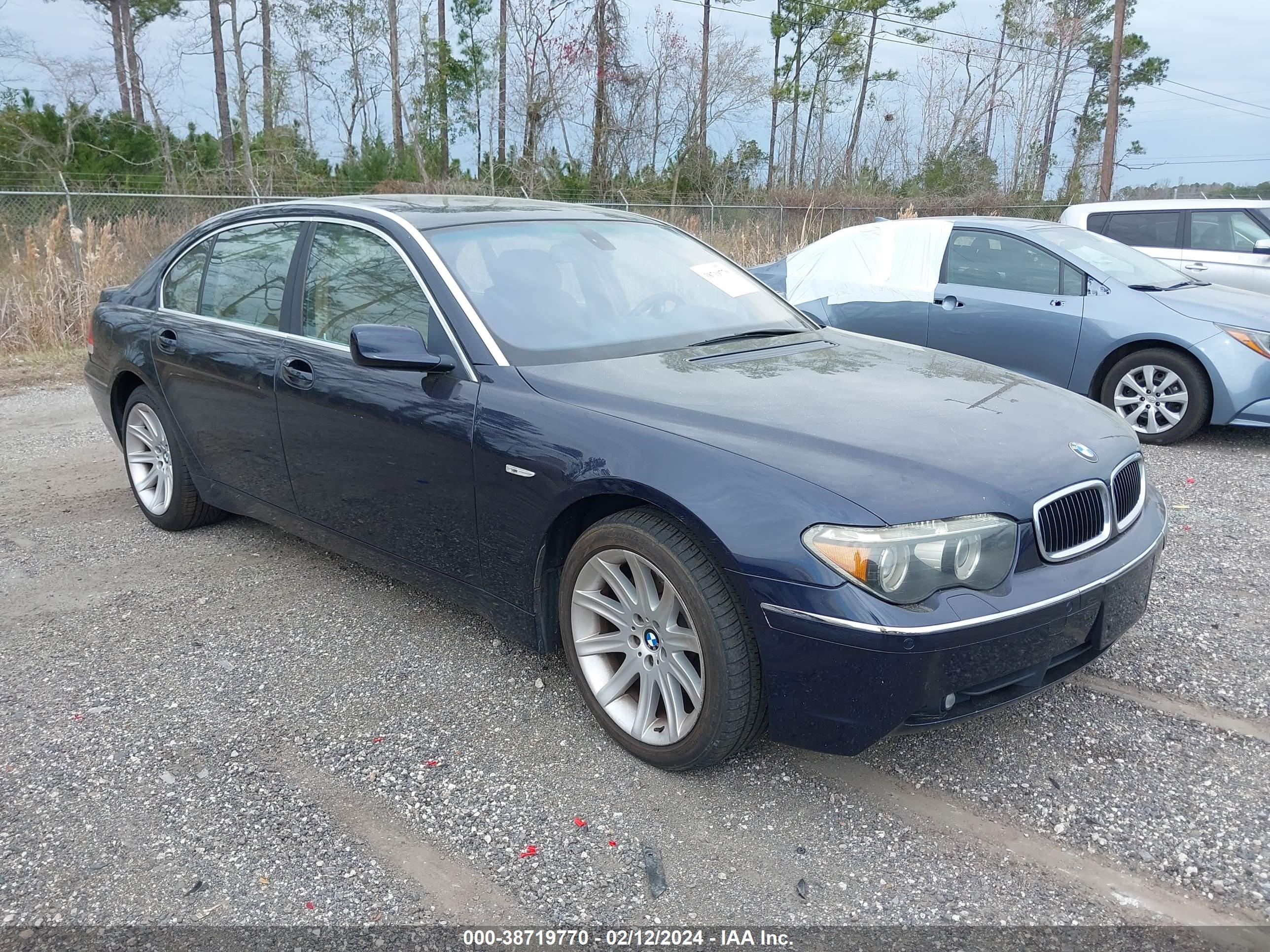 BMW 7ER 2004 wbagn63534ds52878