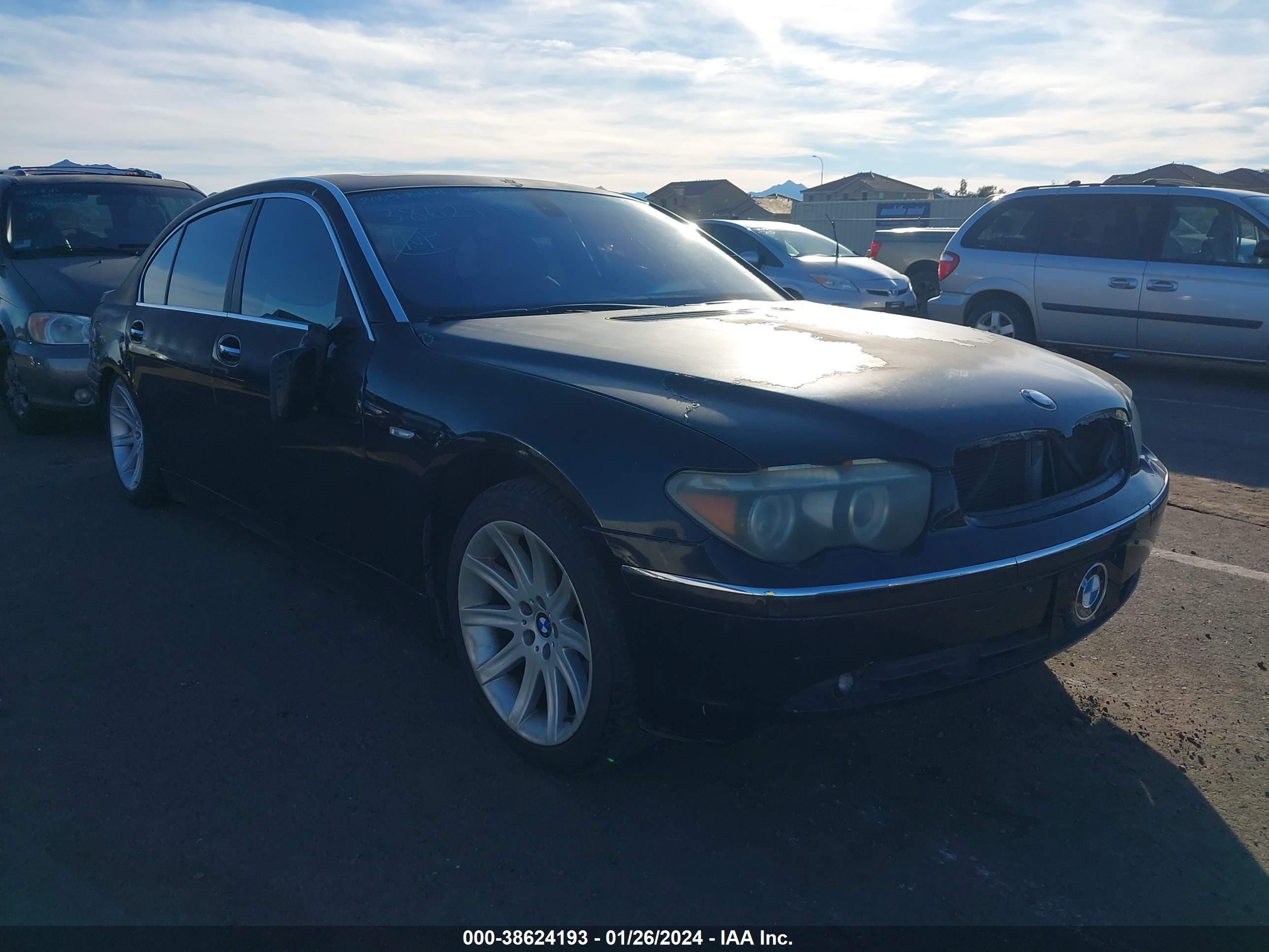 BMW 7ER 2005 wbagn63565ds56506