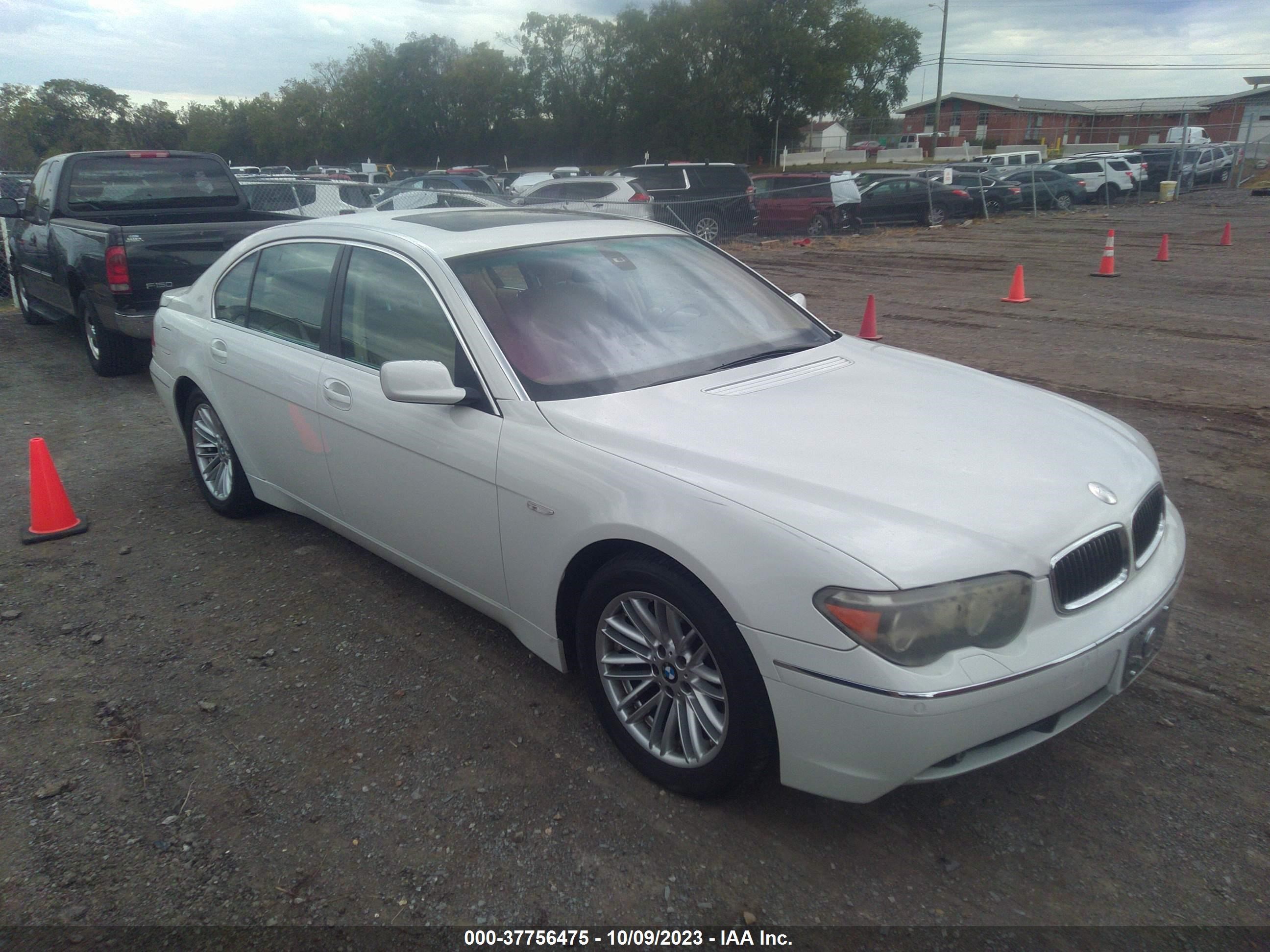 BMW 7ER 2005 wbagn63565ds60538