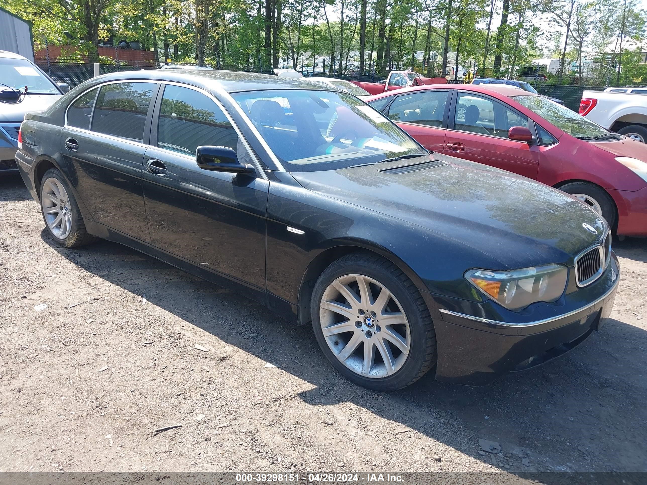 BMW 7ER 2004 wbagn63574ds54889