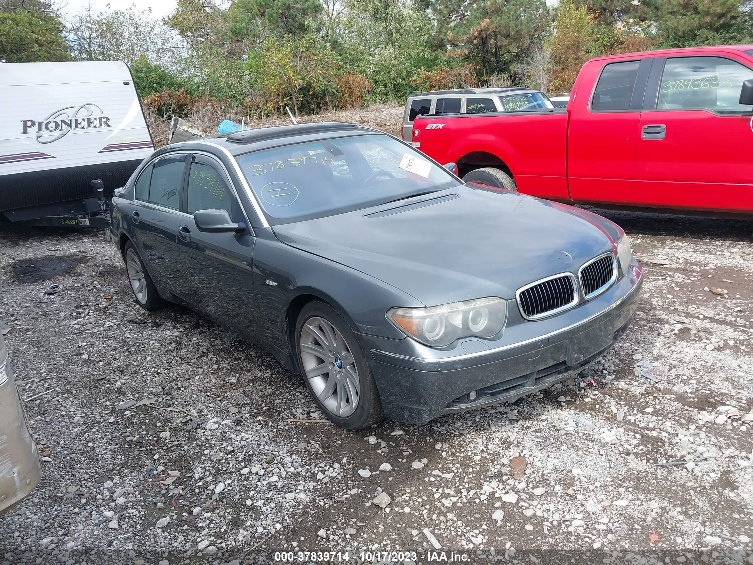 BMW 7ER 2005 wbagn63575ds59320