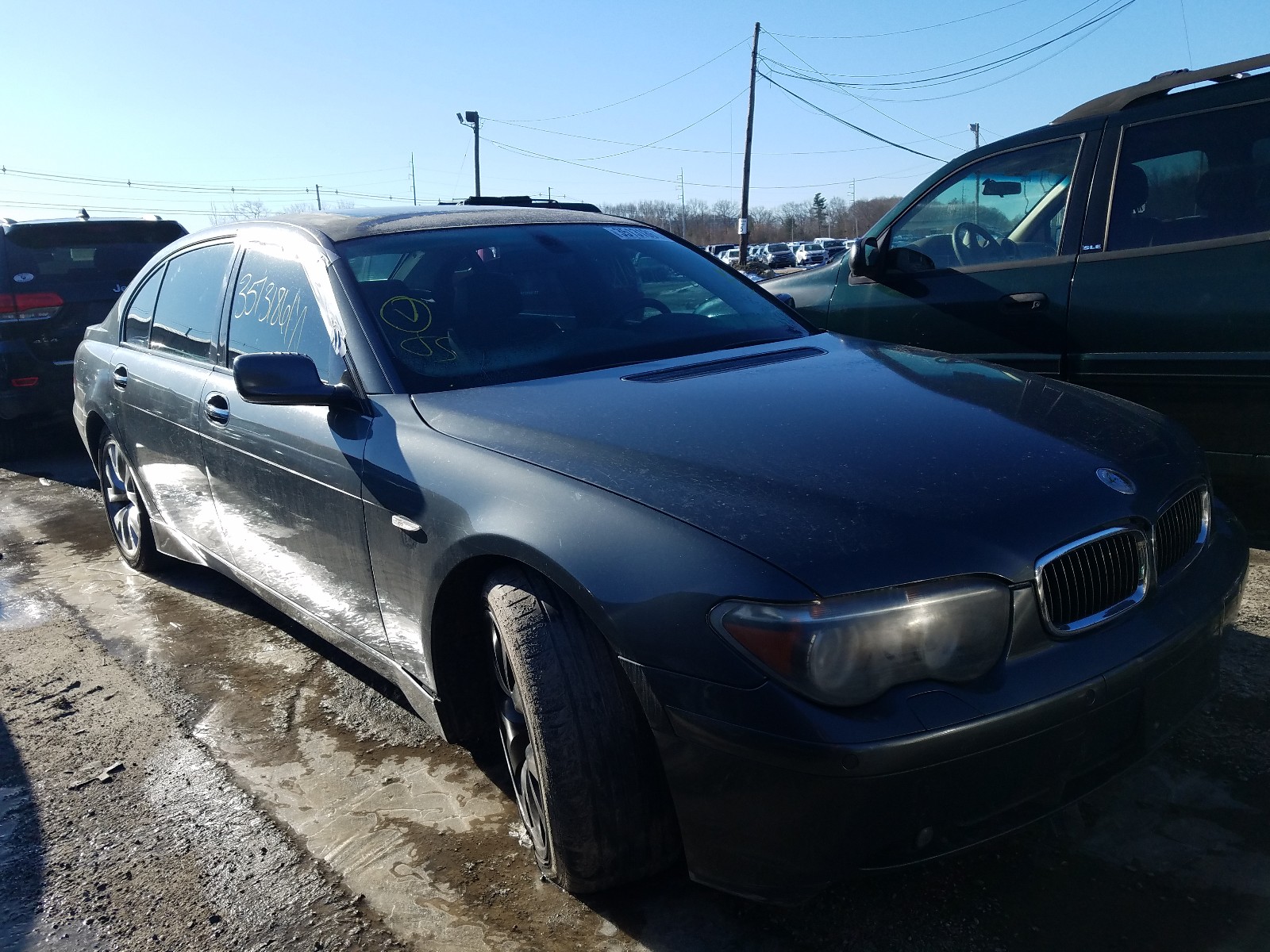 BMW 745 LI 2005 wbagn63575ds60922