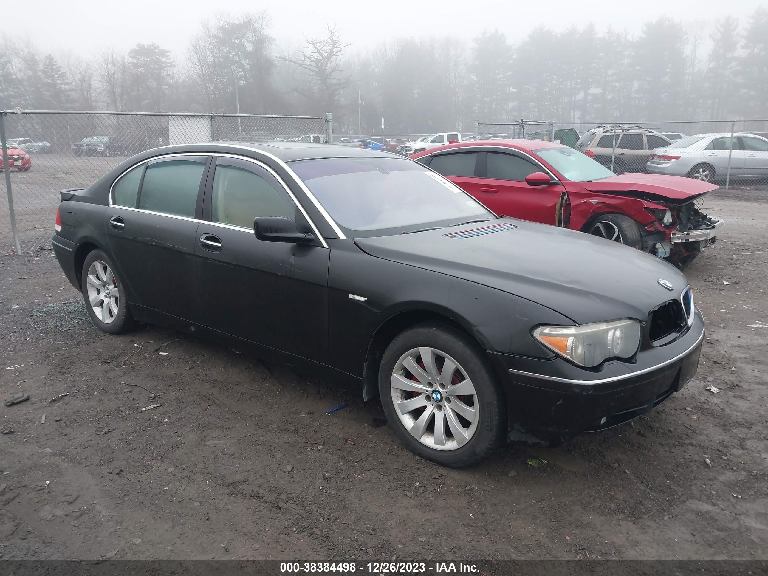 BMW 7ER 2005 wbagn63585ds58466