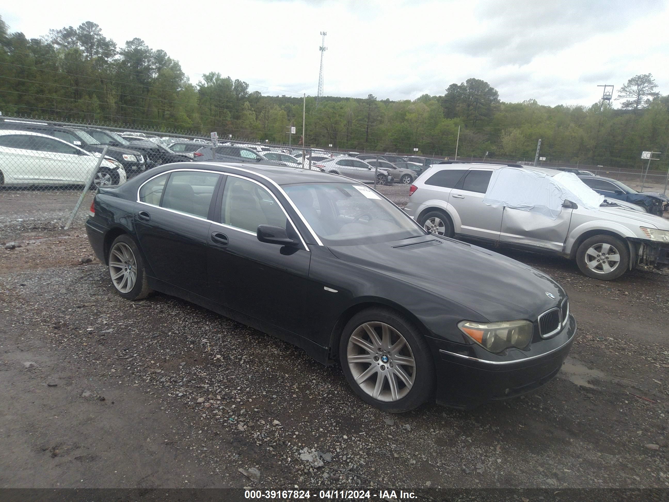 BMW 7ER 2005 wbagn63595ds59447