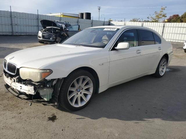 BMW 7 SERIES 2005 wbagn635x5ds60526