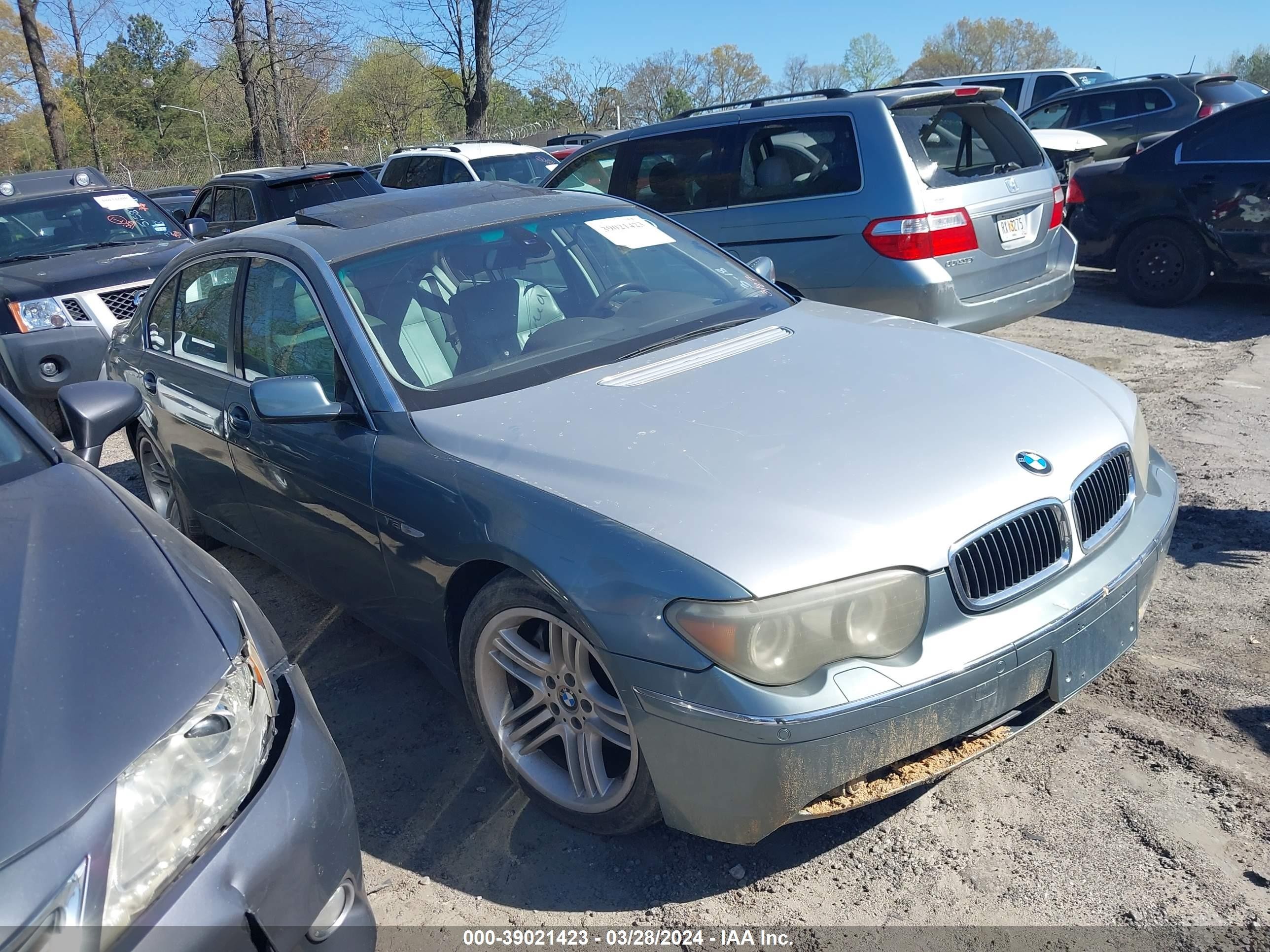 BMW 7ER 2005 wbagn83535dk11325