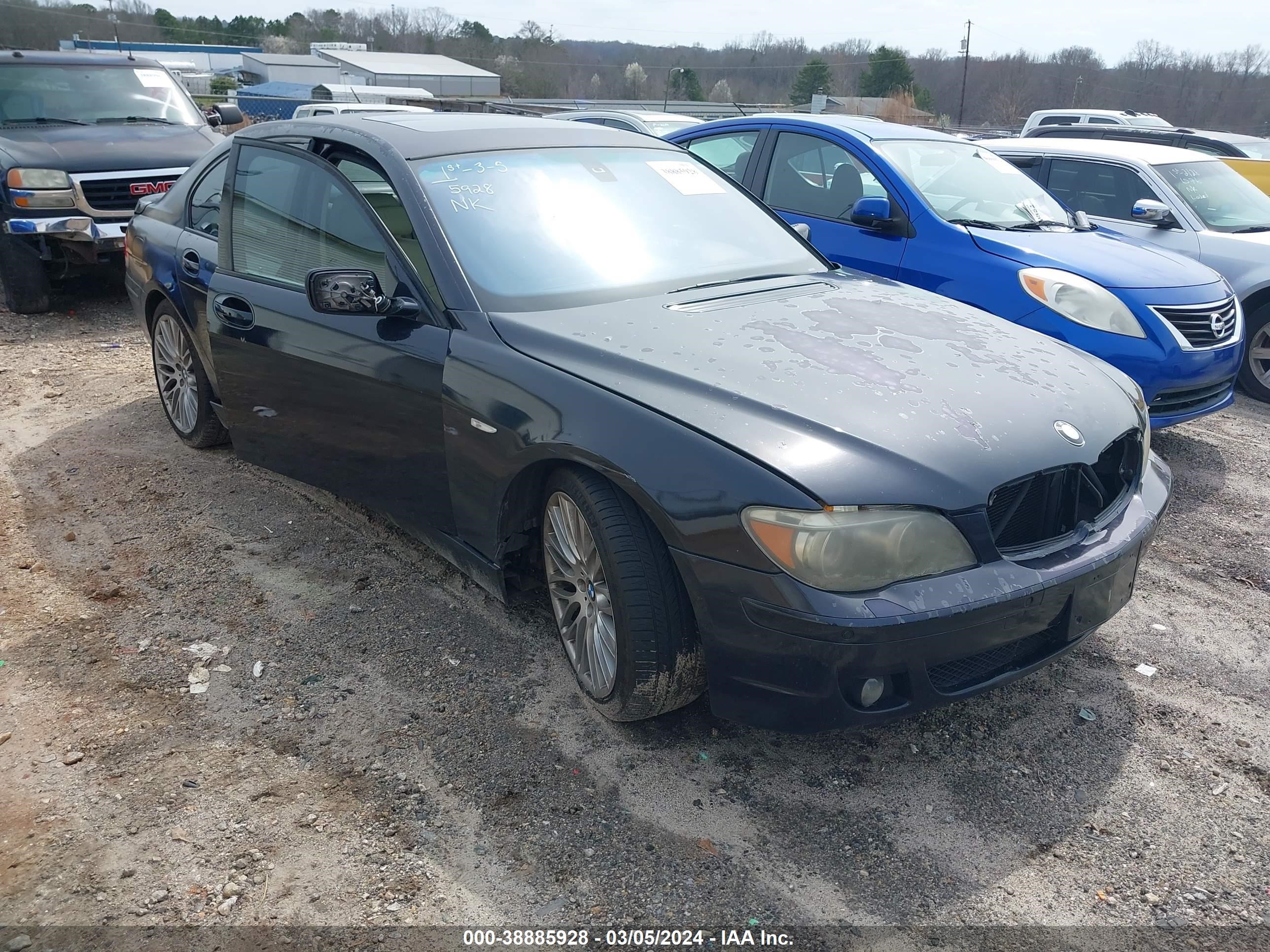 BMW 7ER 2008 wbahl83578dt13225