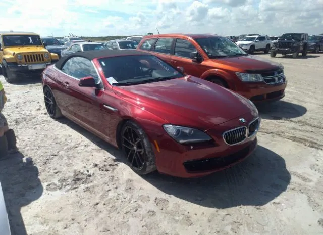 BMW 6 SERIES 2013 wbalw7c59ddx58331