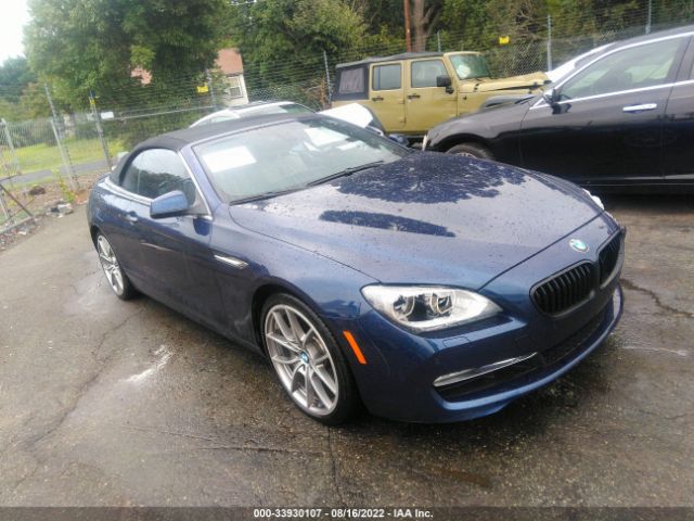 BMW 6 SERIES 2012 wbalz3c50cdl72847