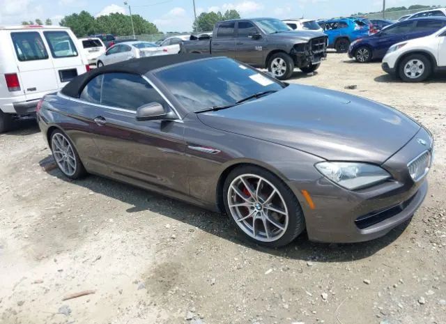 BMW 6 SERIES 2012 wbalz3c55cdl71032