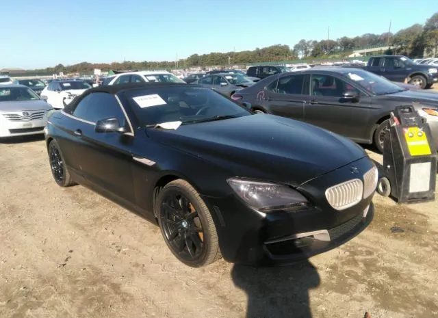 BMW 6 SERIES 2012 wbalz3c58cdl70151