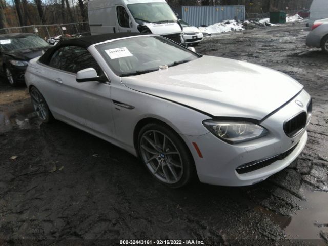 BMW 6 SERIES 2012 wbalz5c51cdx64487