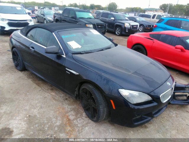 BMW 6 SERIES 2012 wbalz5c55cdx64640