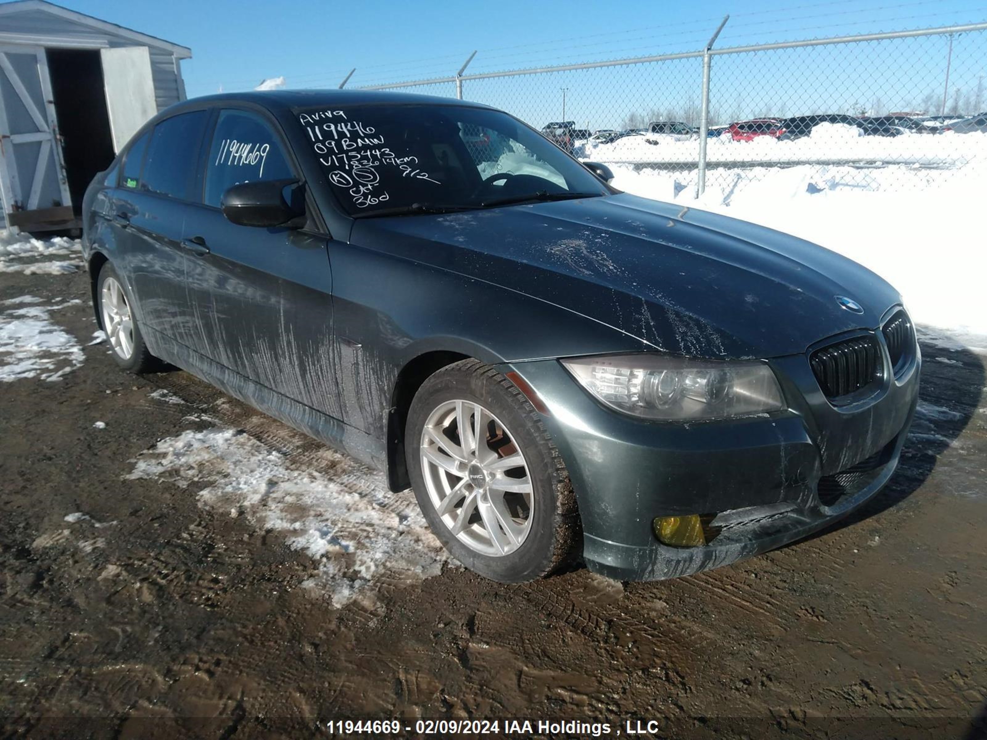 BMW 3ER 2009 wbaph73529a175443