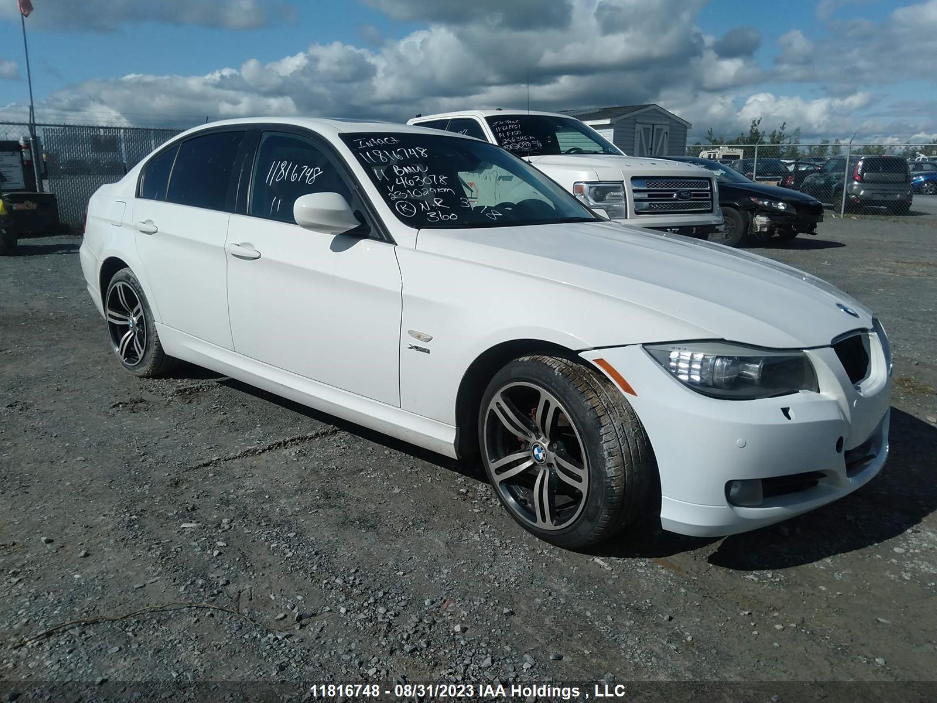 BMW 3ER 2011 wbapk7c50ba463078