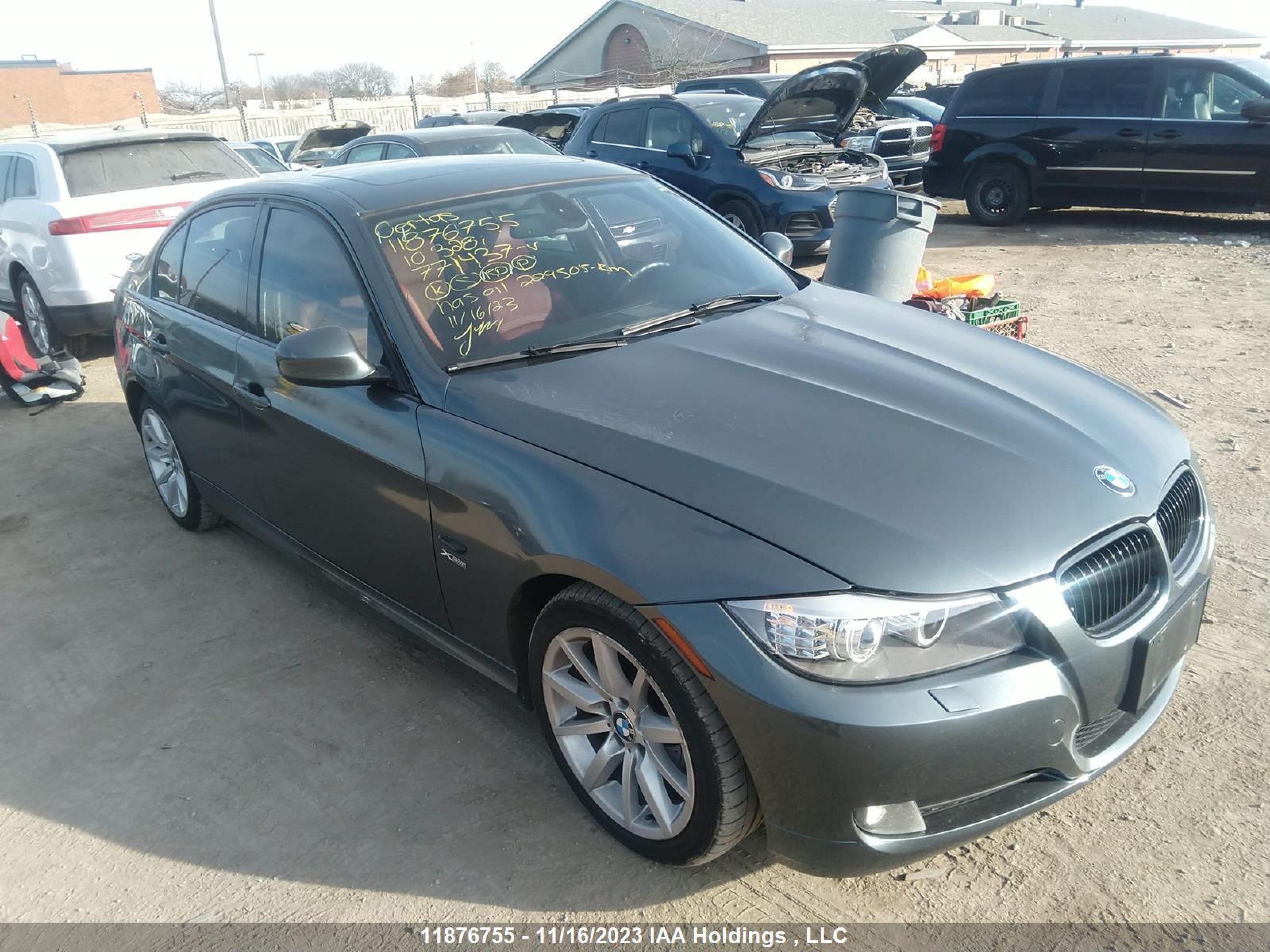 BMW 3ER 2010 wbapk7c5xaa771437