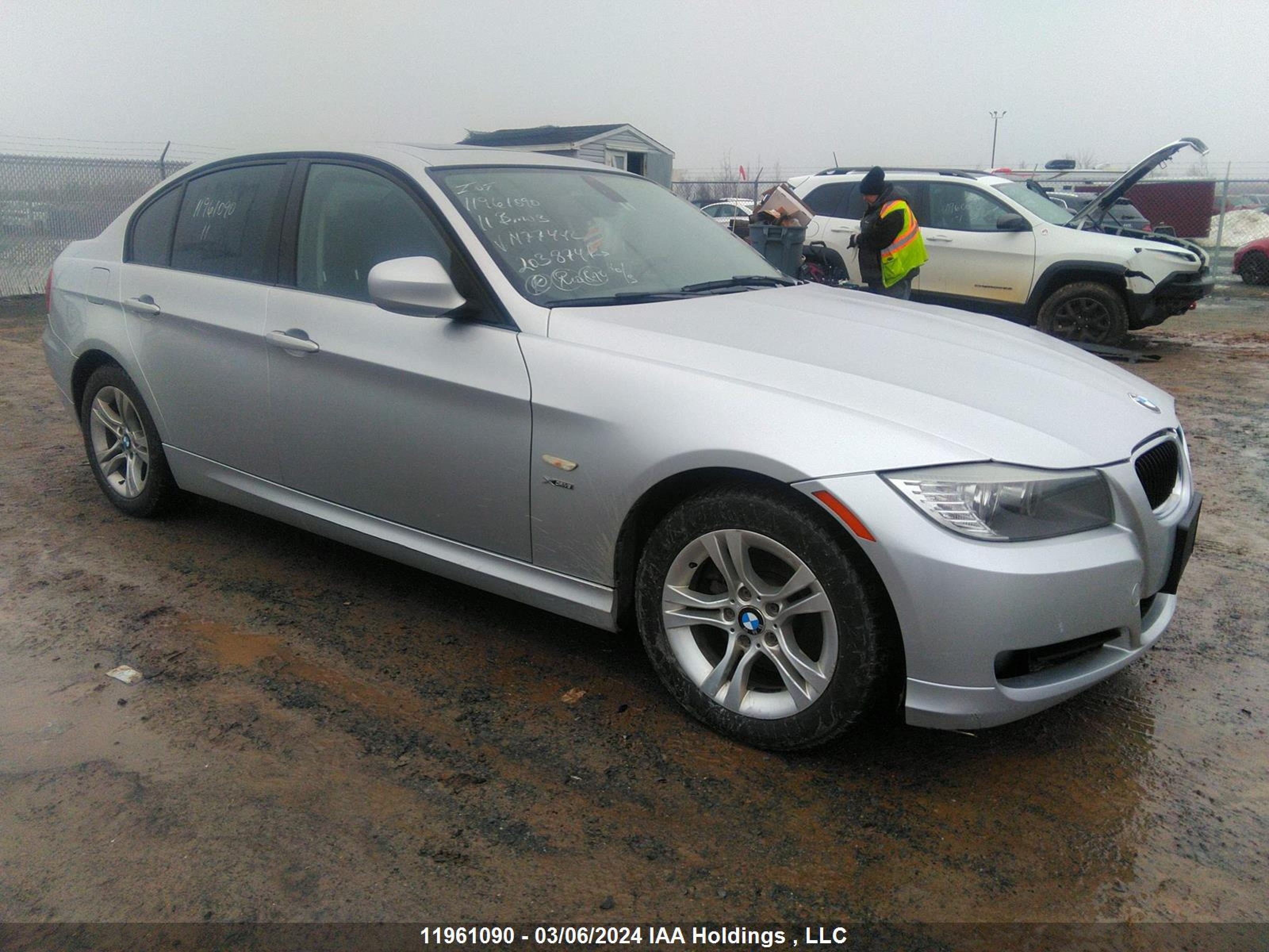 BMW 3ER 2011 wbapk7g52bnn77442