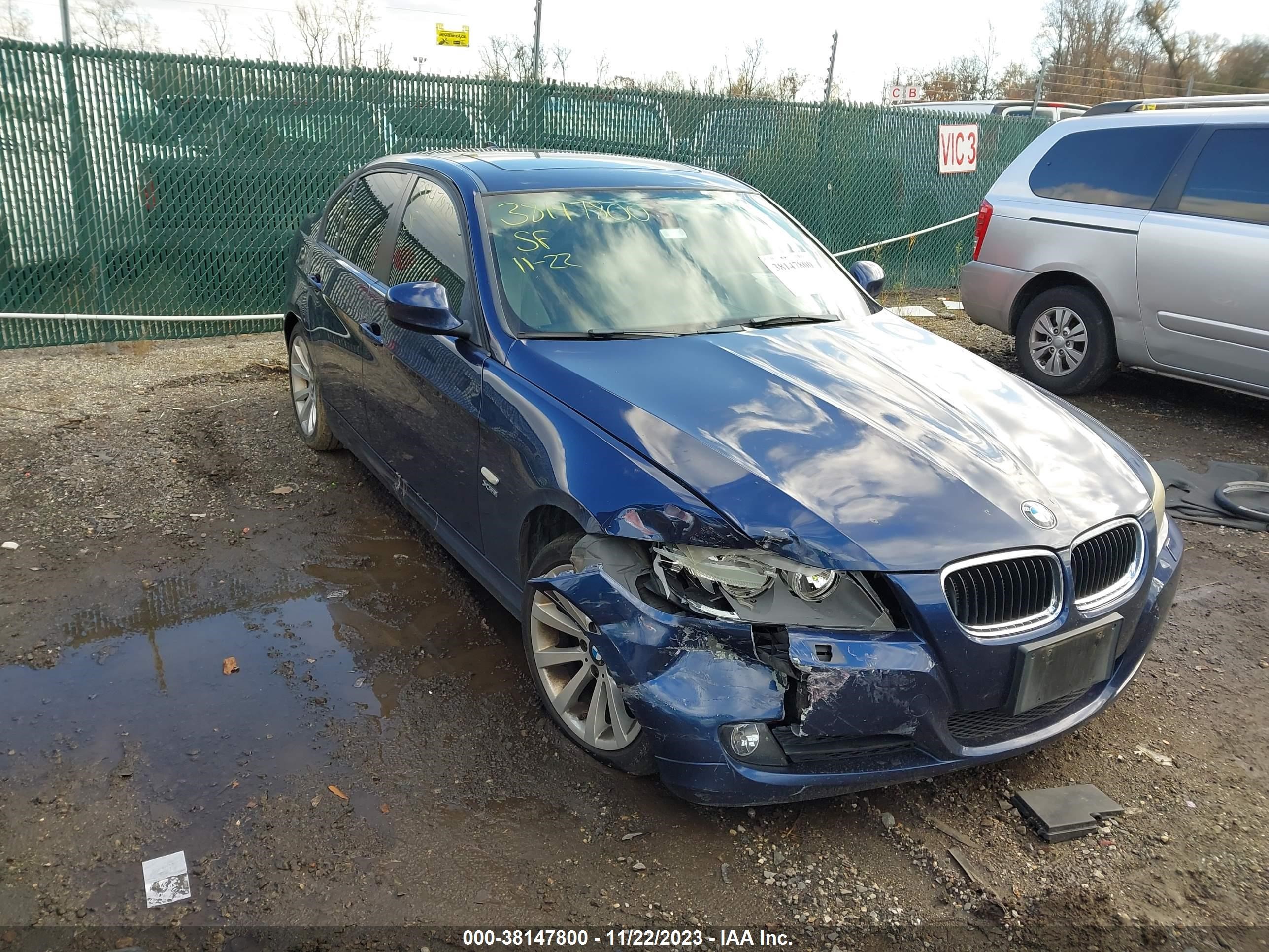 BMW 3ER 2011 wbapk7g54bnn86353