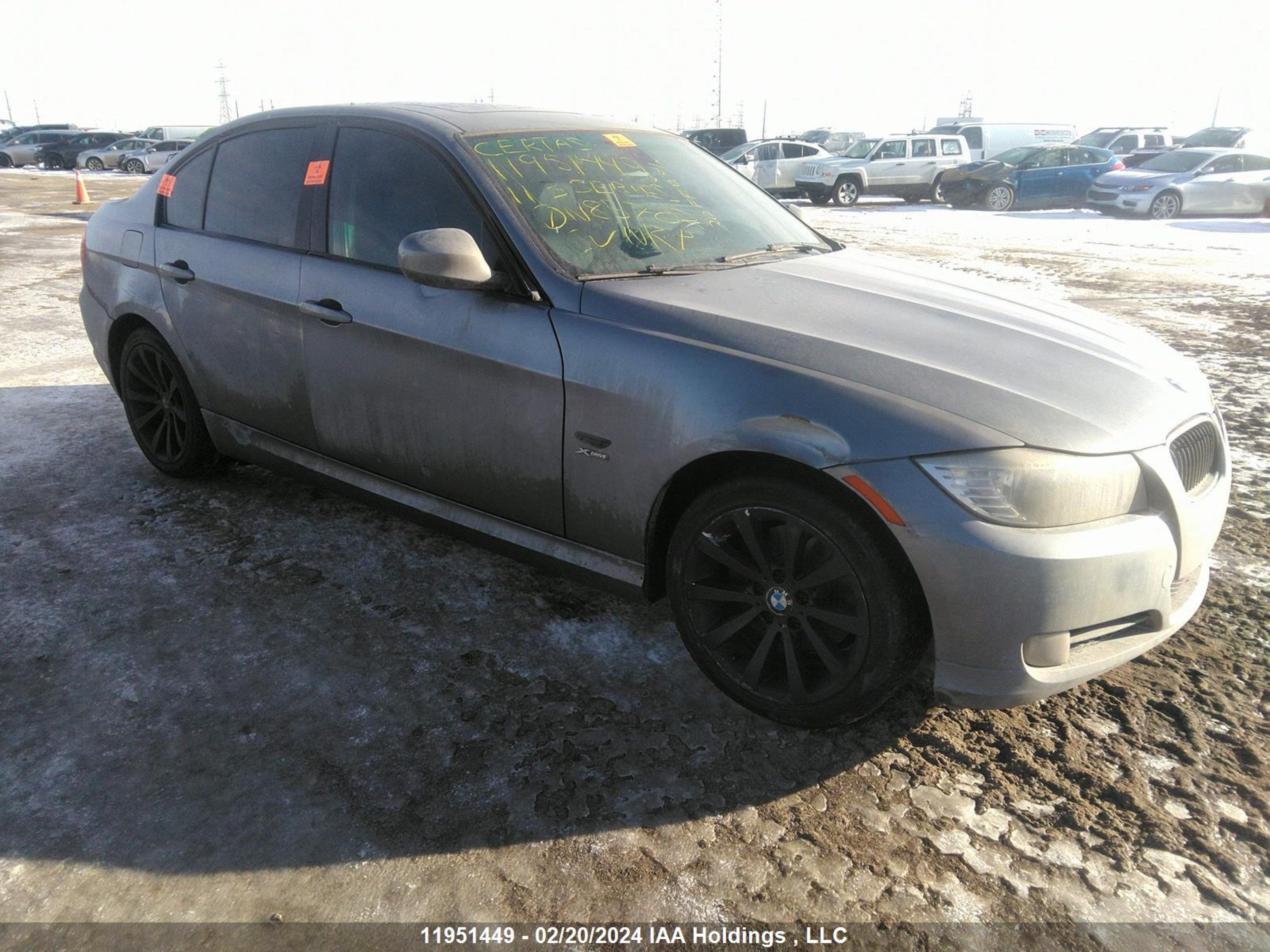 BMW 3ER 2011 wbapk7g59bnn85702